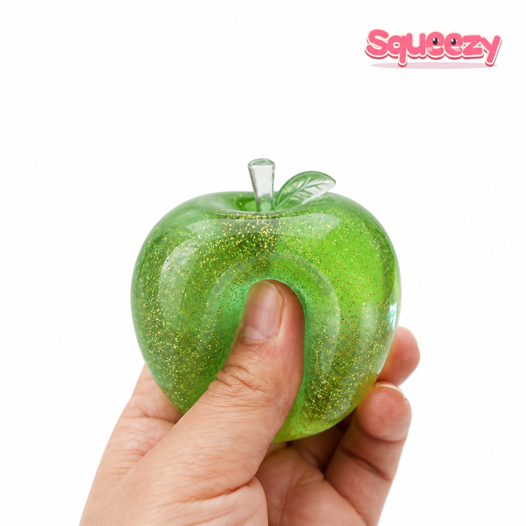 Jumbo slow-rising squishy toy held in two hands
