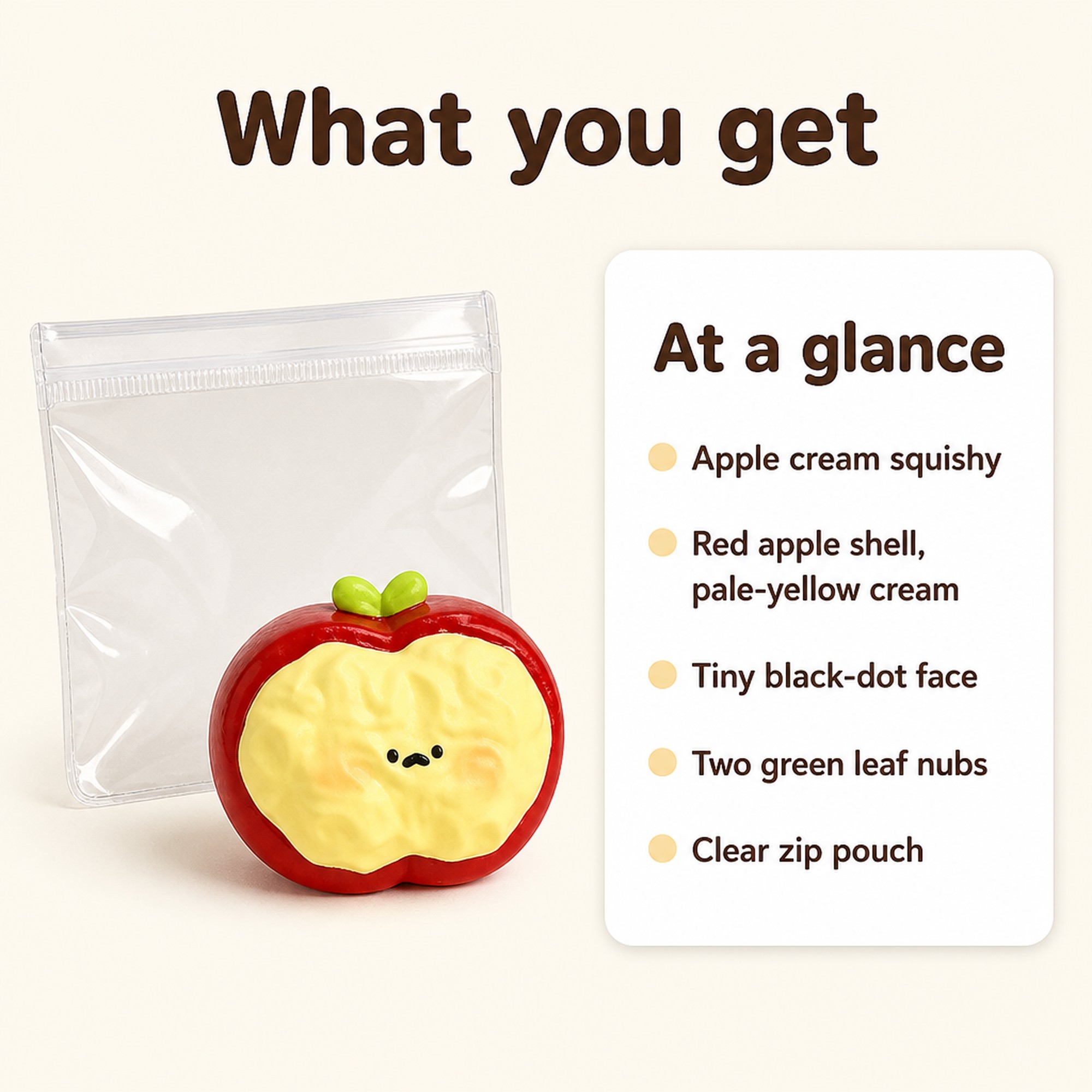 Apple Cream Squishy at a glance