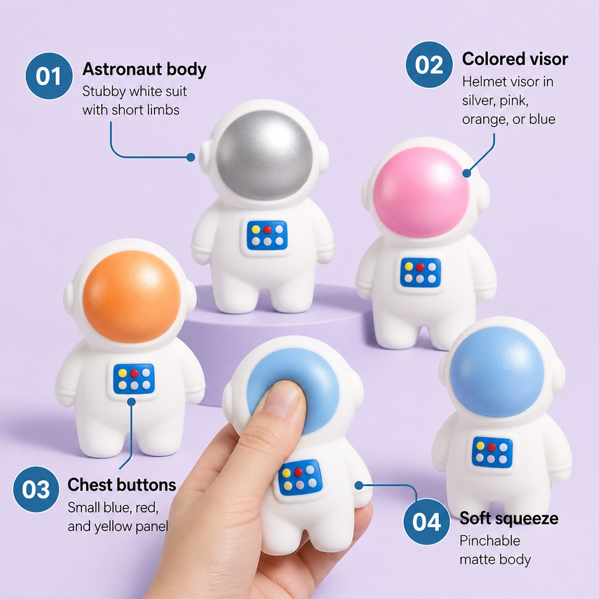 Astronaut features