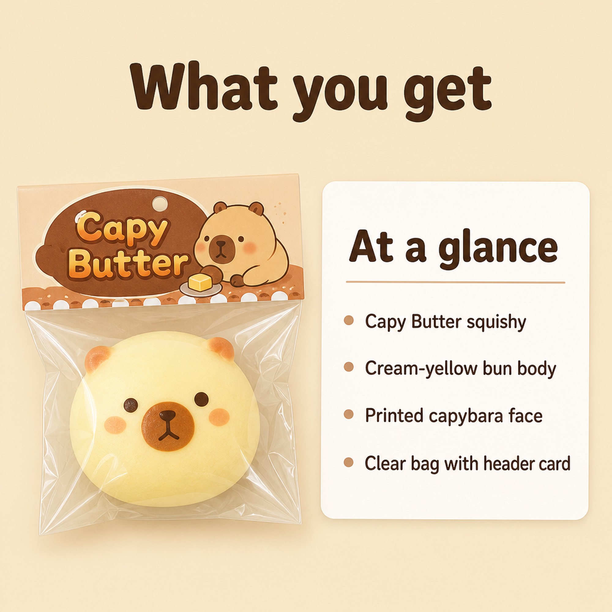 Capy Butter Squishy at a glance