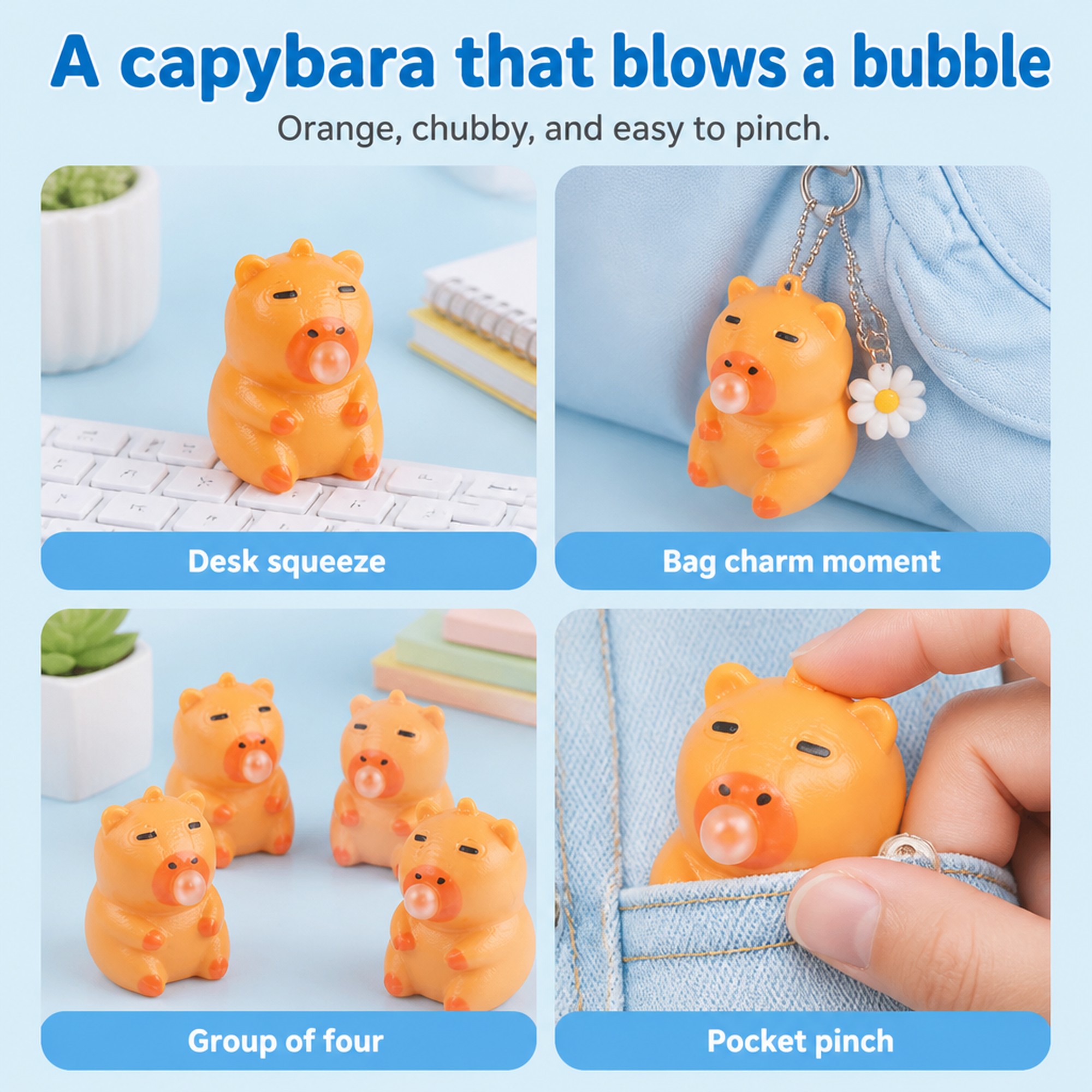 Capybara Bubble Squishy use occasions