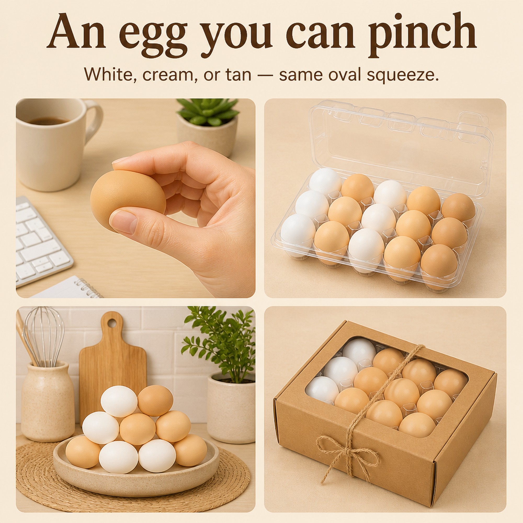 Carton Egg Squishy use occasions