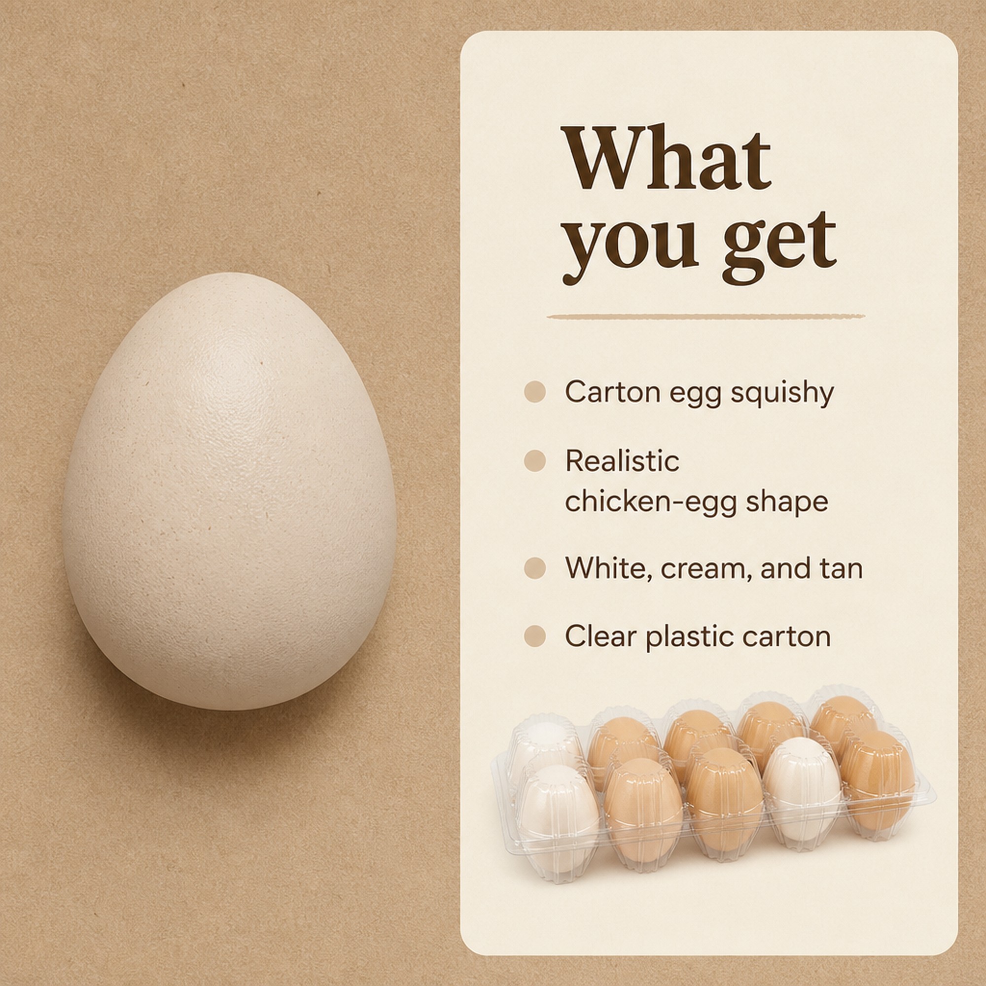 Carton Egg Squishy at a glance