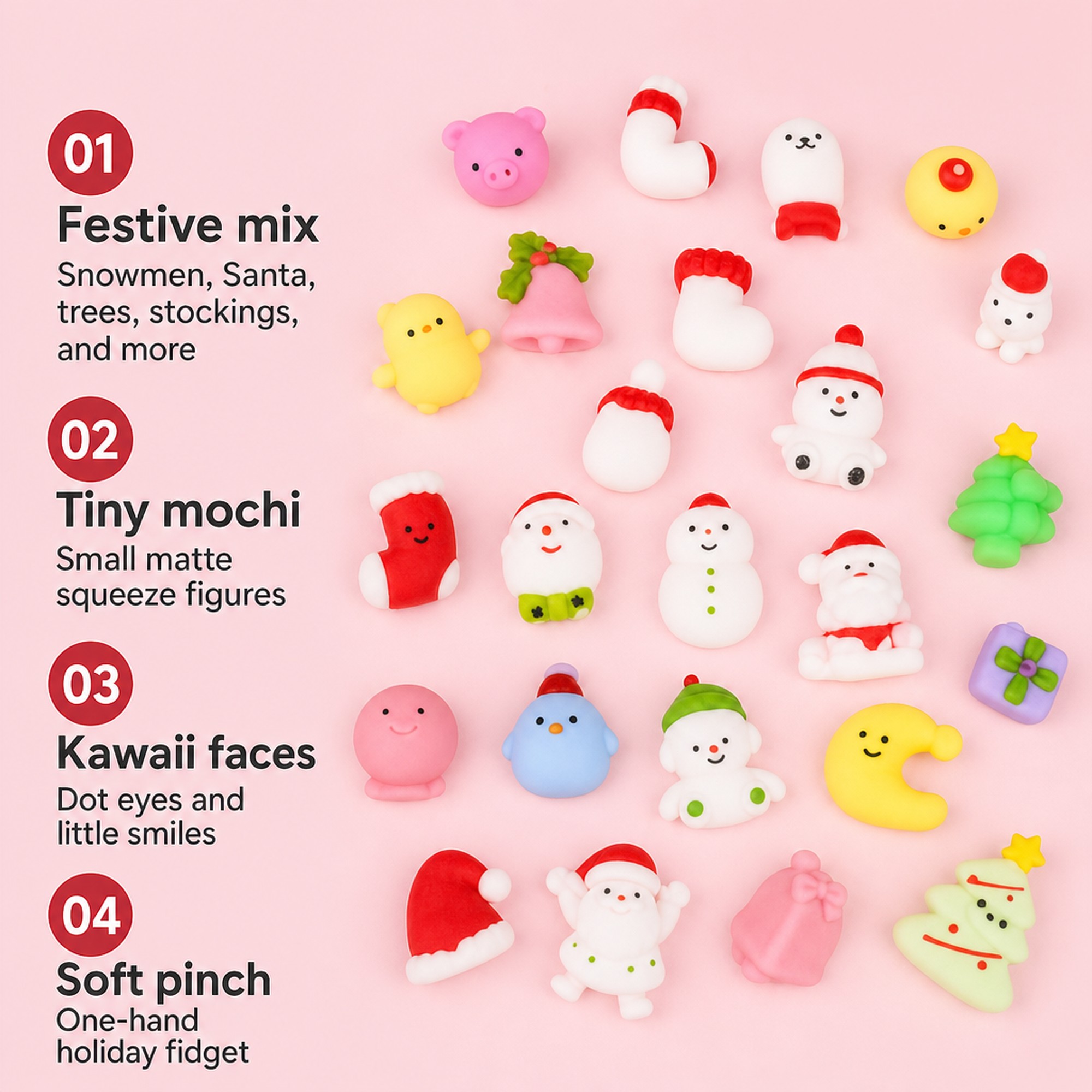 Christmas Mochi features