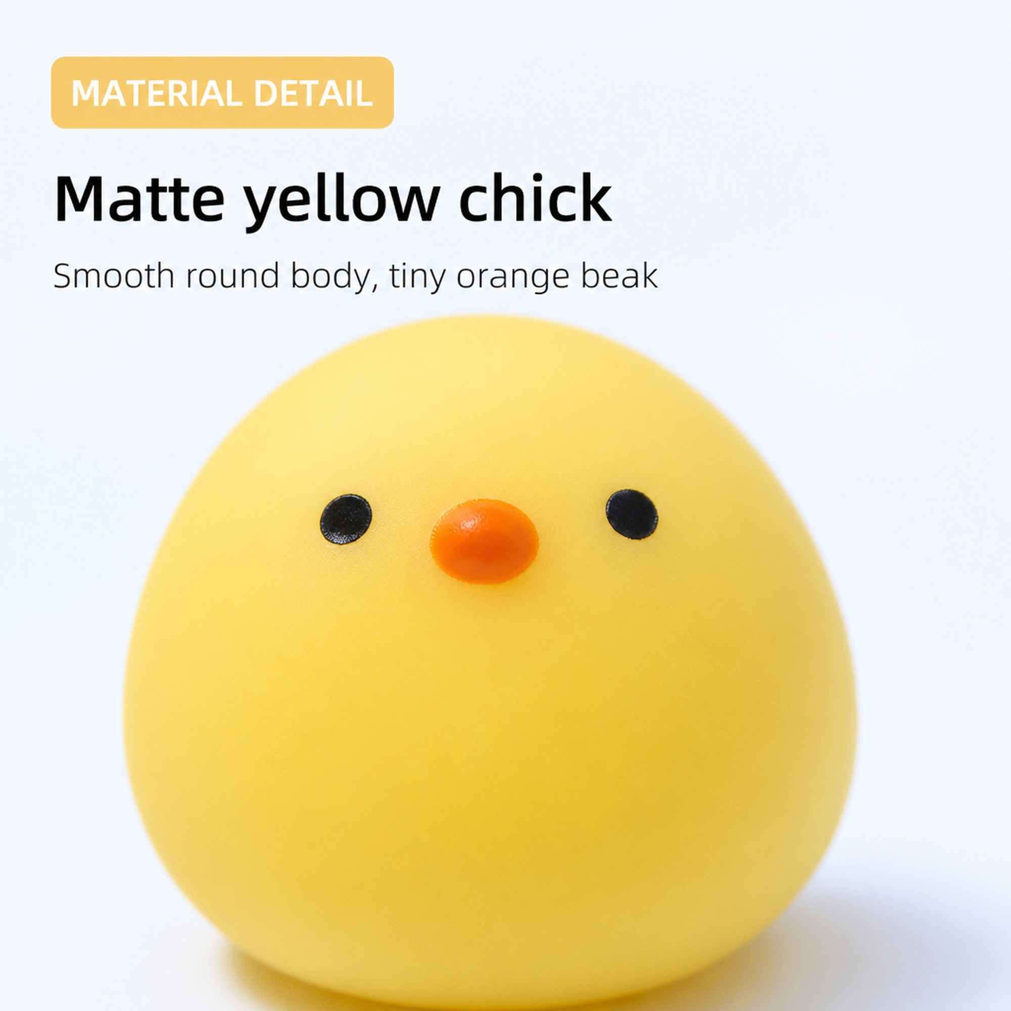 Chick surface and beak
