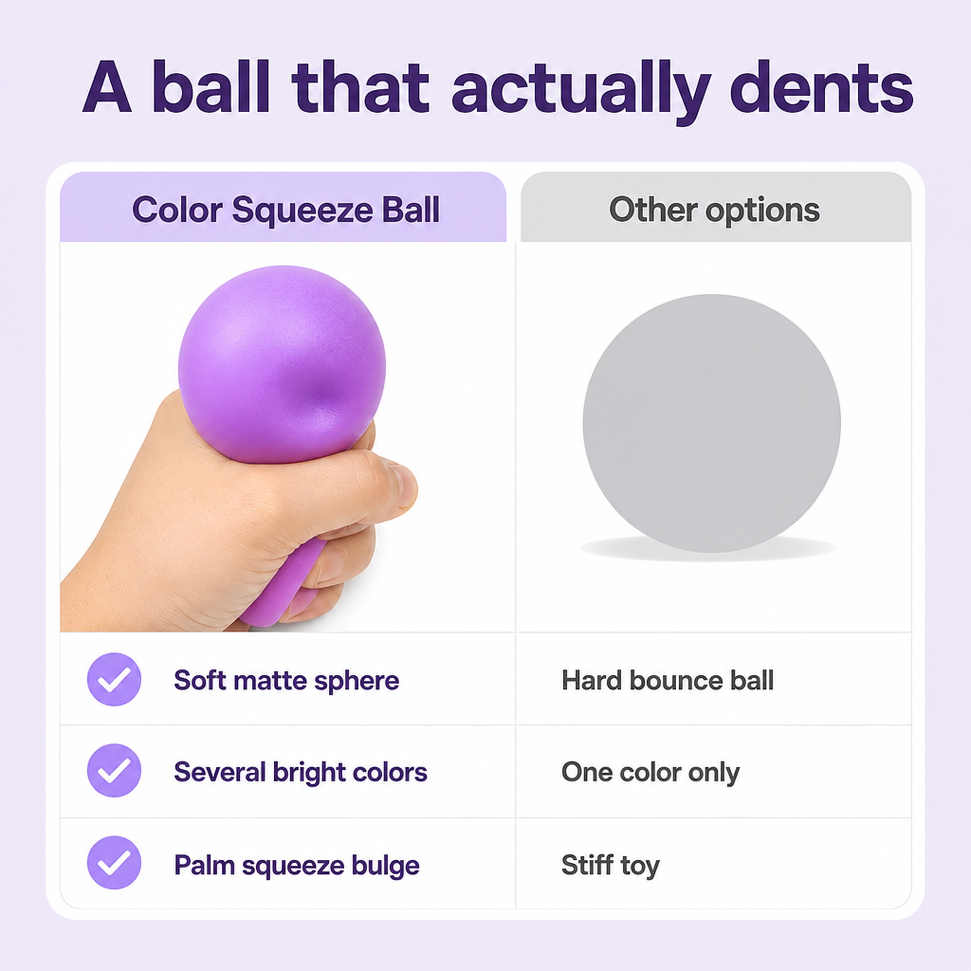 Color Squeeze Ball compared with other options
