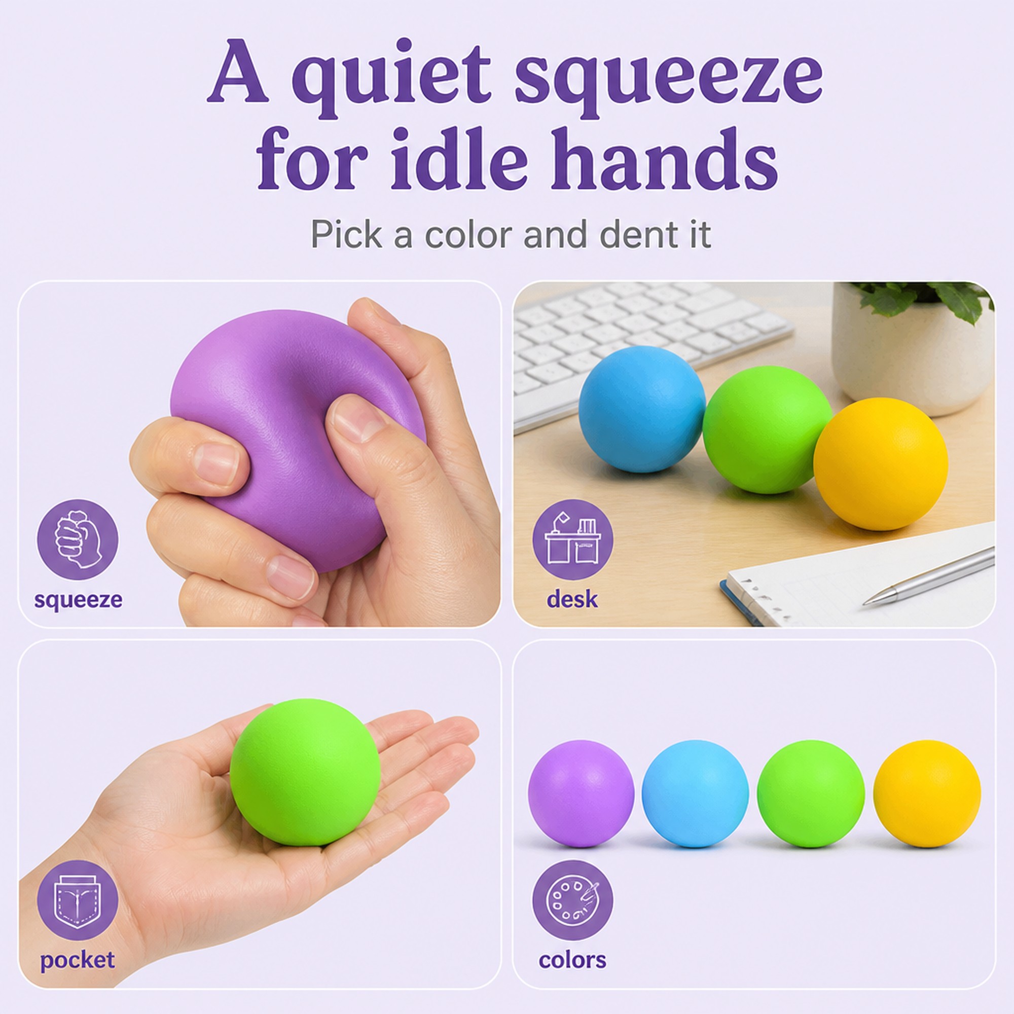 Color Squeeze Ball use occasions