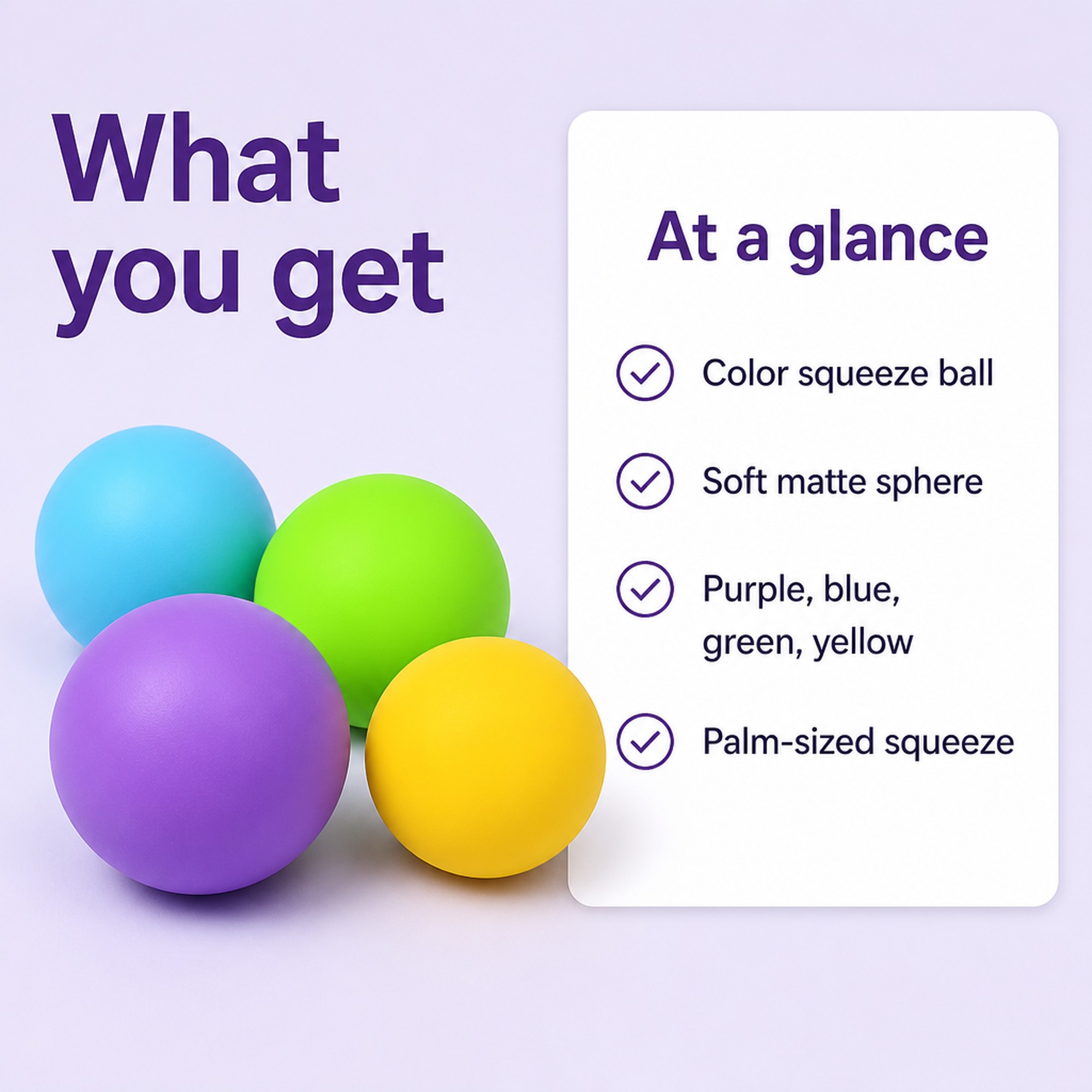 Color Squeeze Ball at a glance