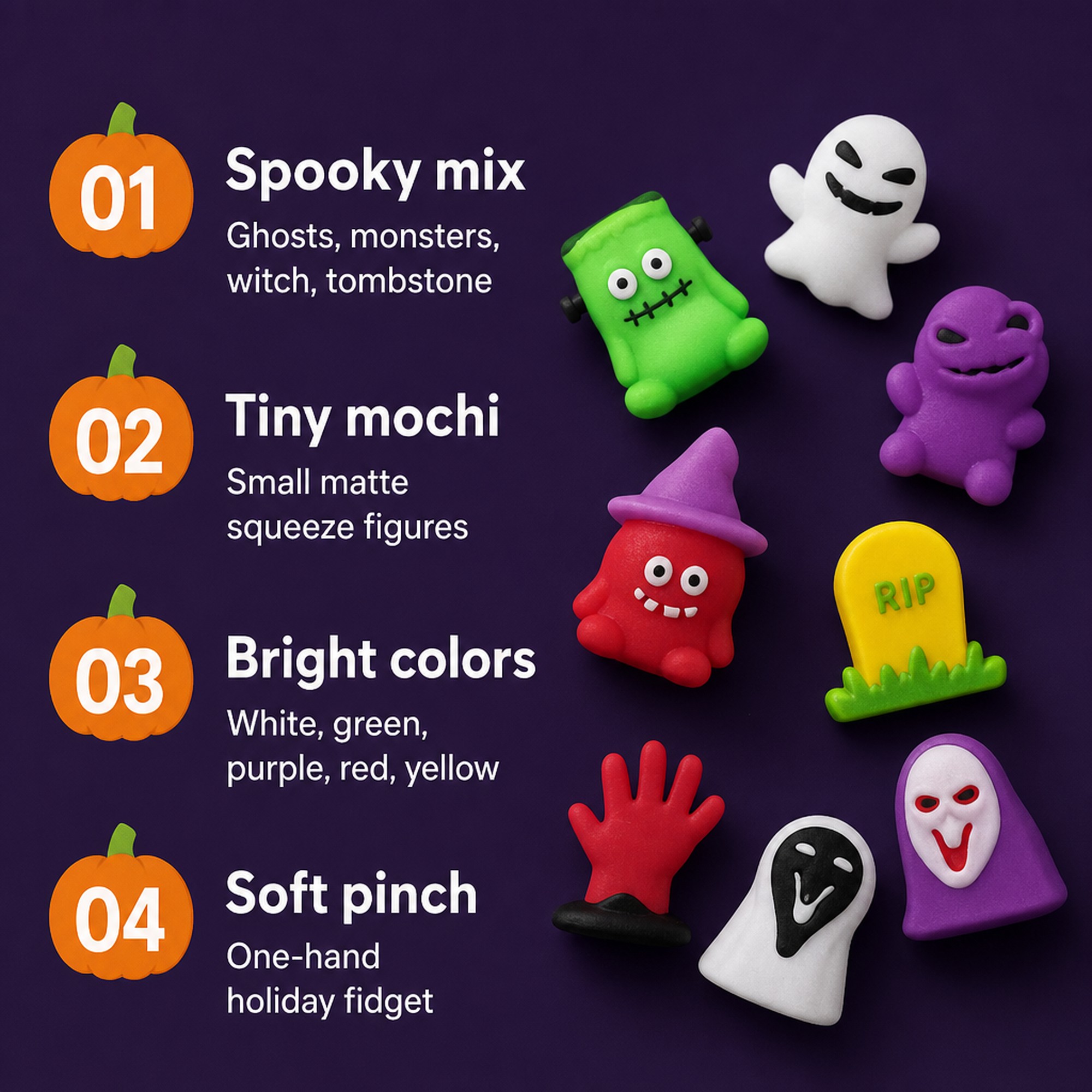 Halloween Mochi features