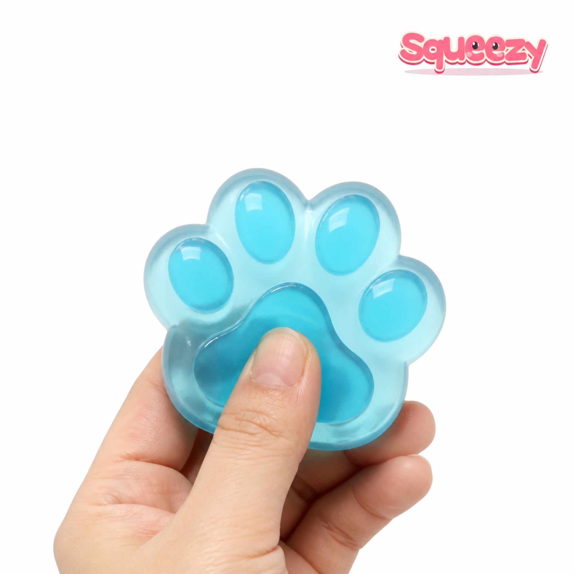 Jelly Cat Paw being squeezed