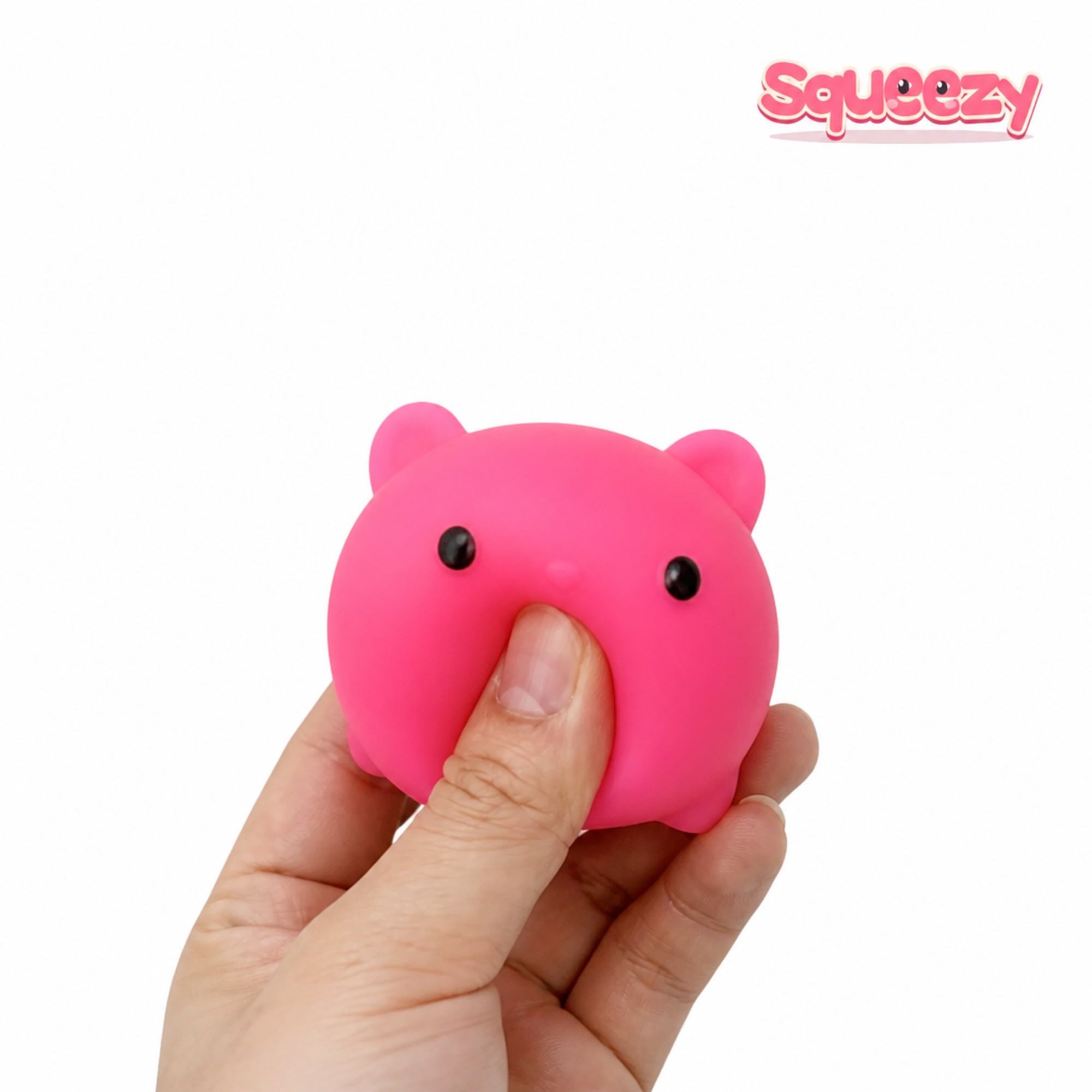 Jumbo Animal Mochi being squeezed