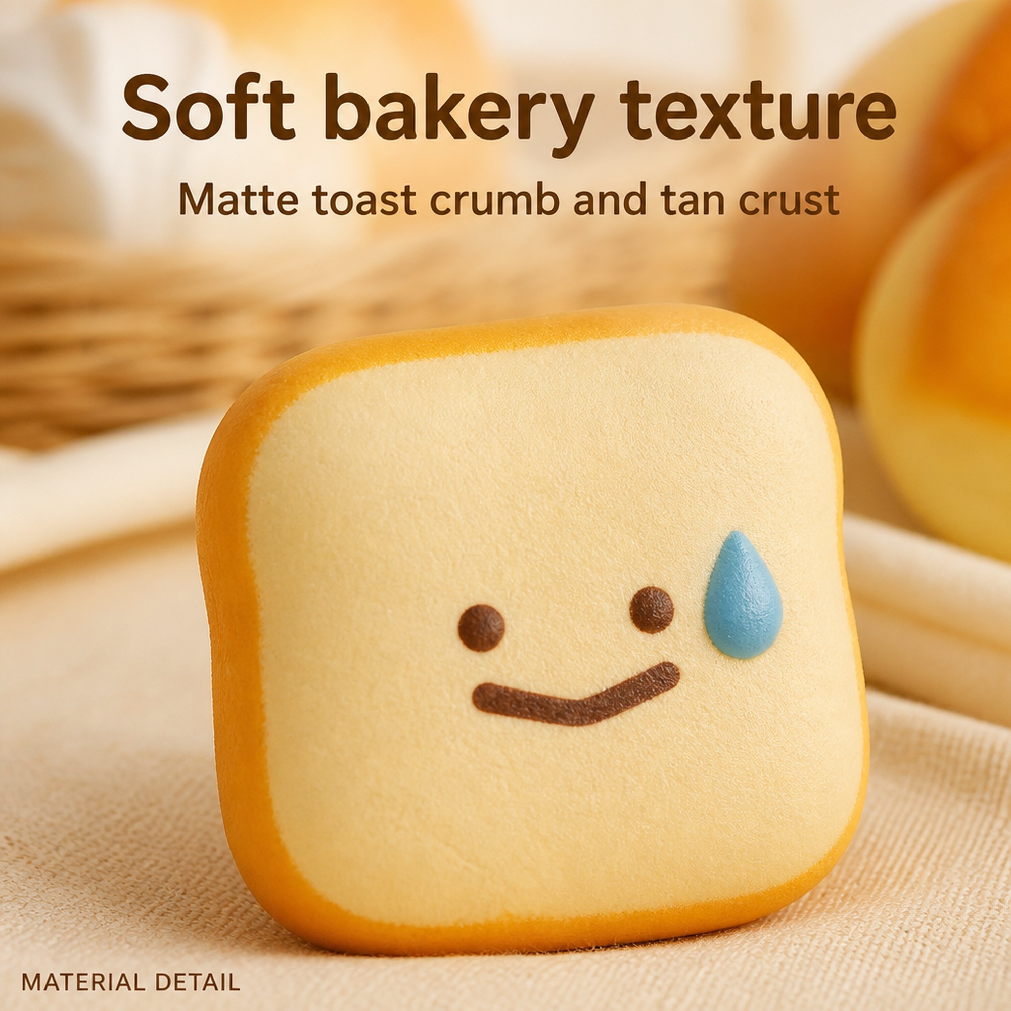 Toast crumb texture