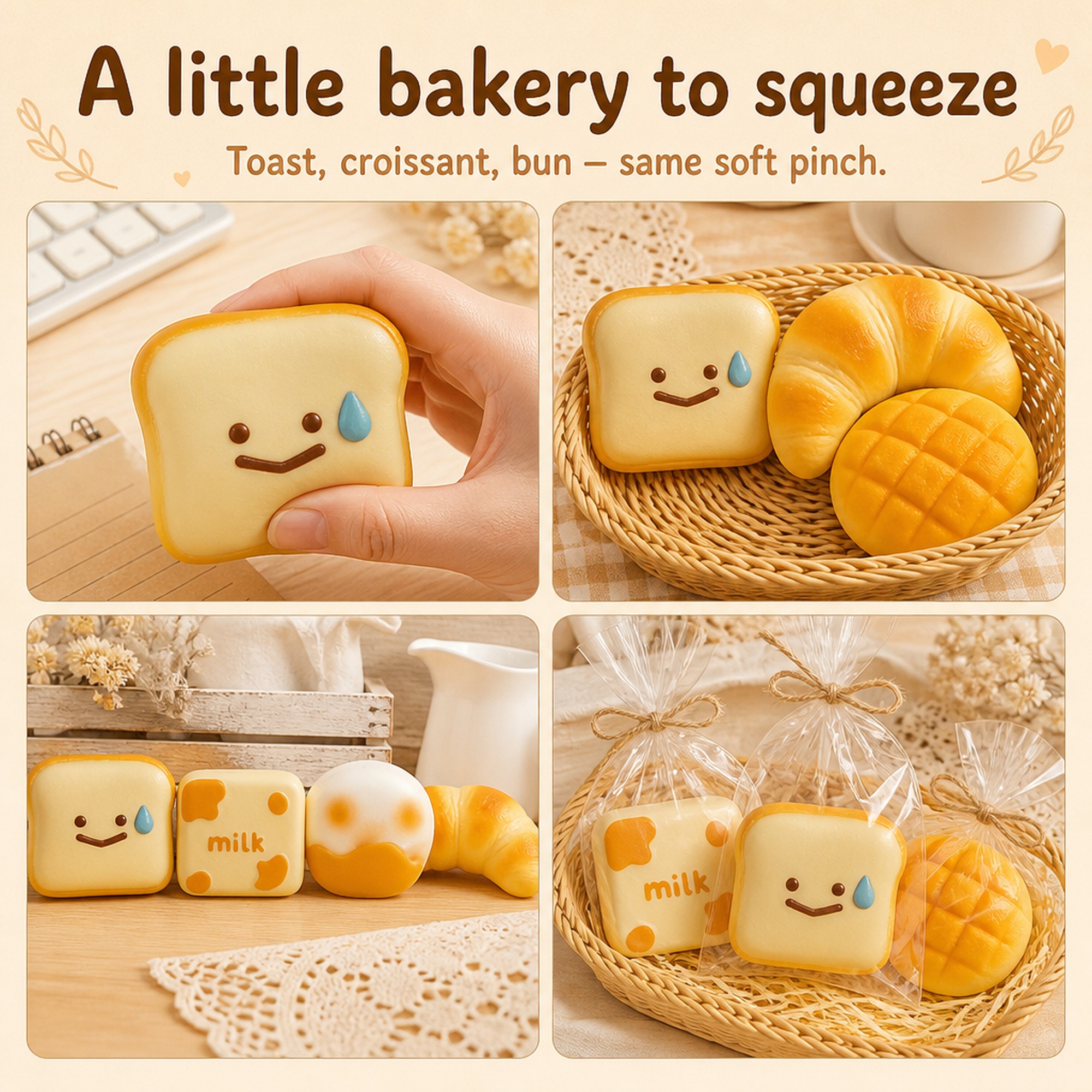 Kawaii Bakery Squishy use occasions