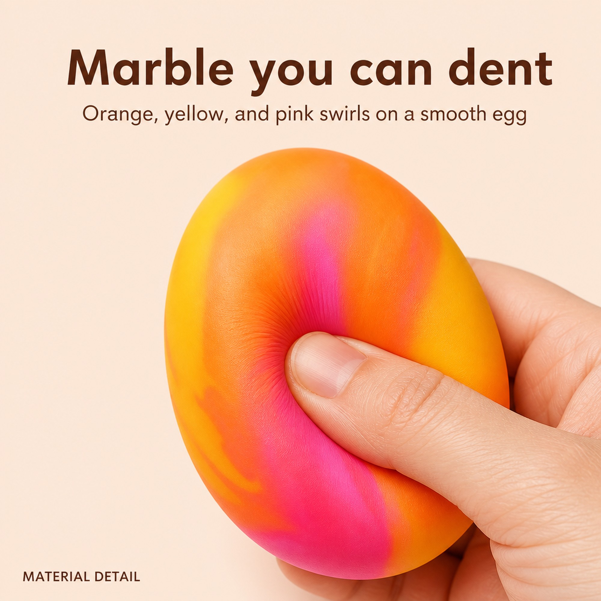 Marble Egg Squishy texture