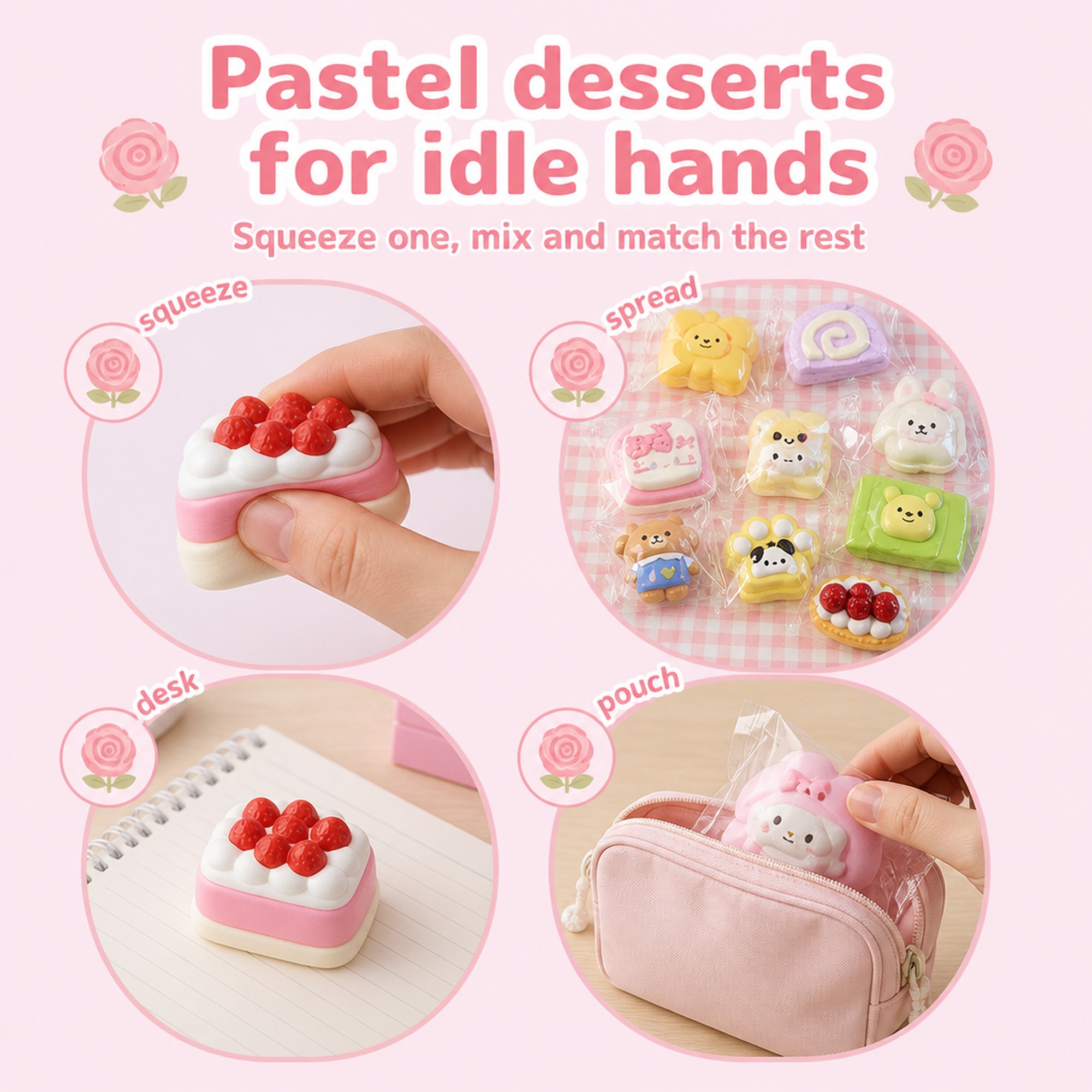 Mix Dessert Squishy use occasions
