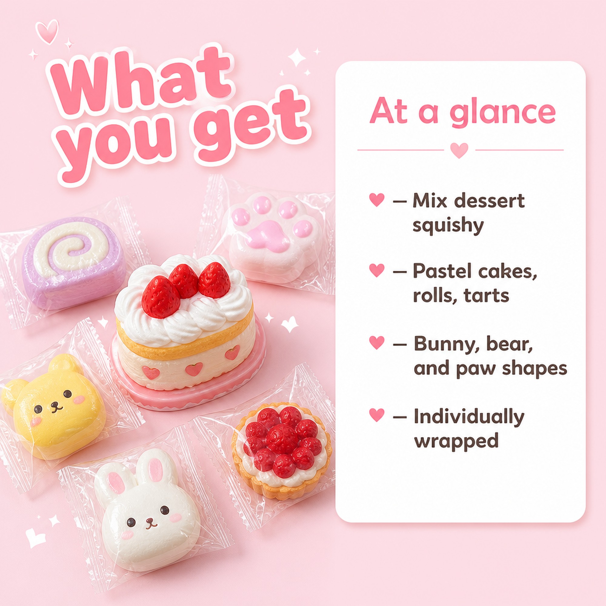 Mix Dessert Squishy at a glance