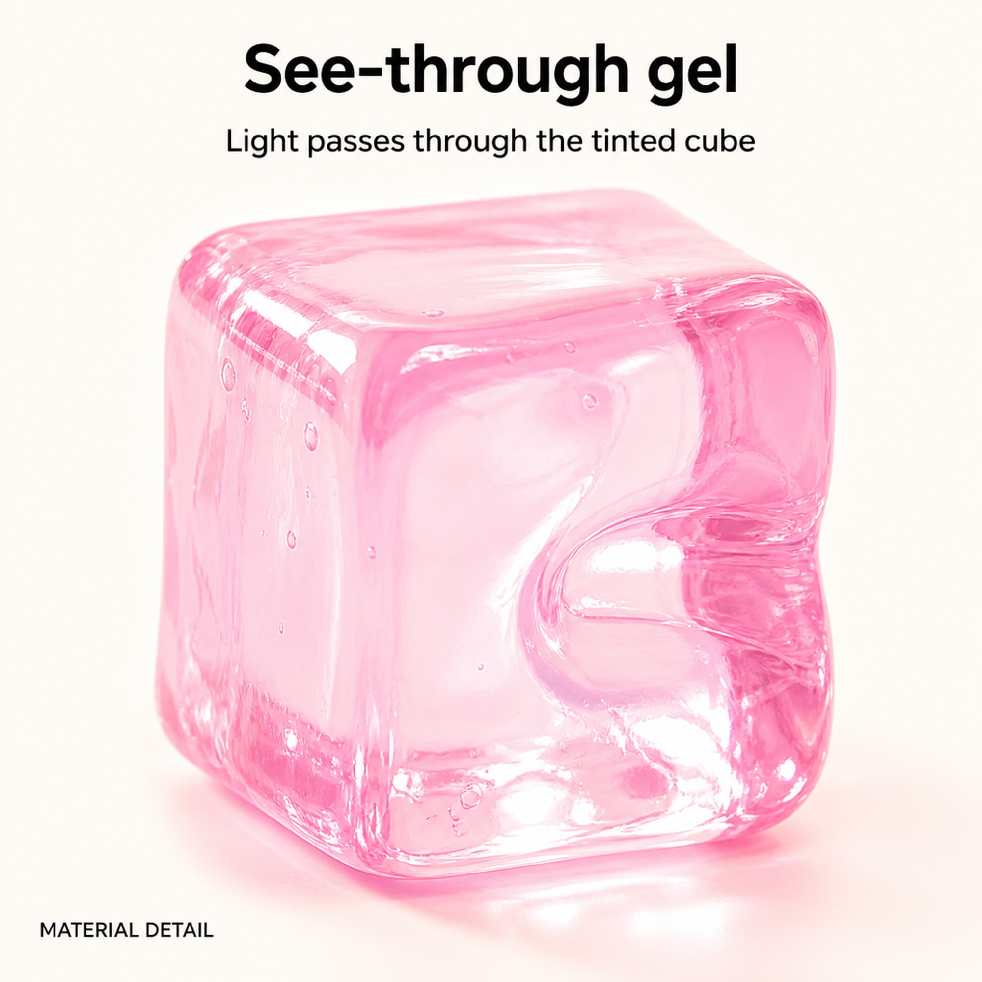 Maltose Cube see-through gel