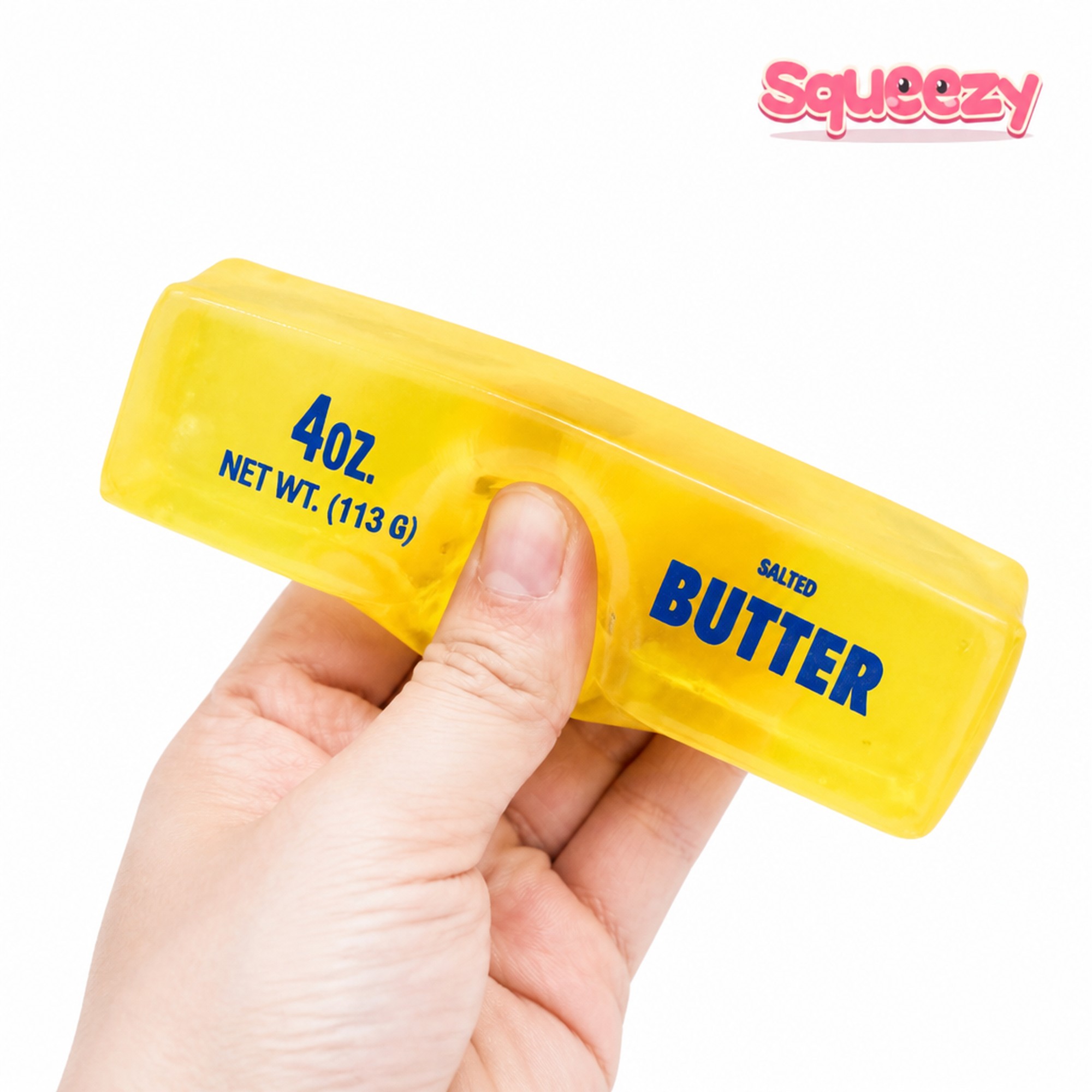 Soft Butter being squeezed