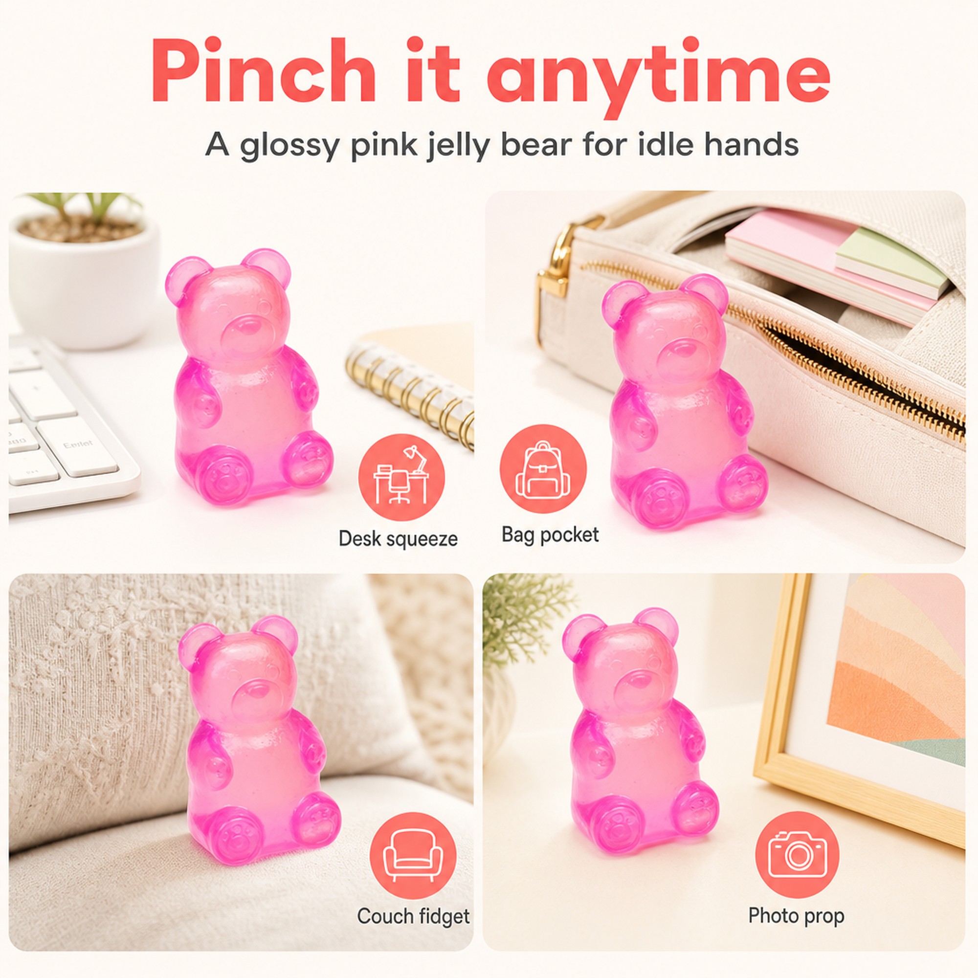 Pink Gummy Bear use occasions