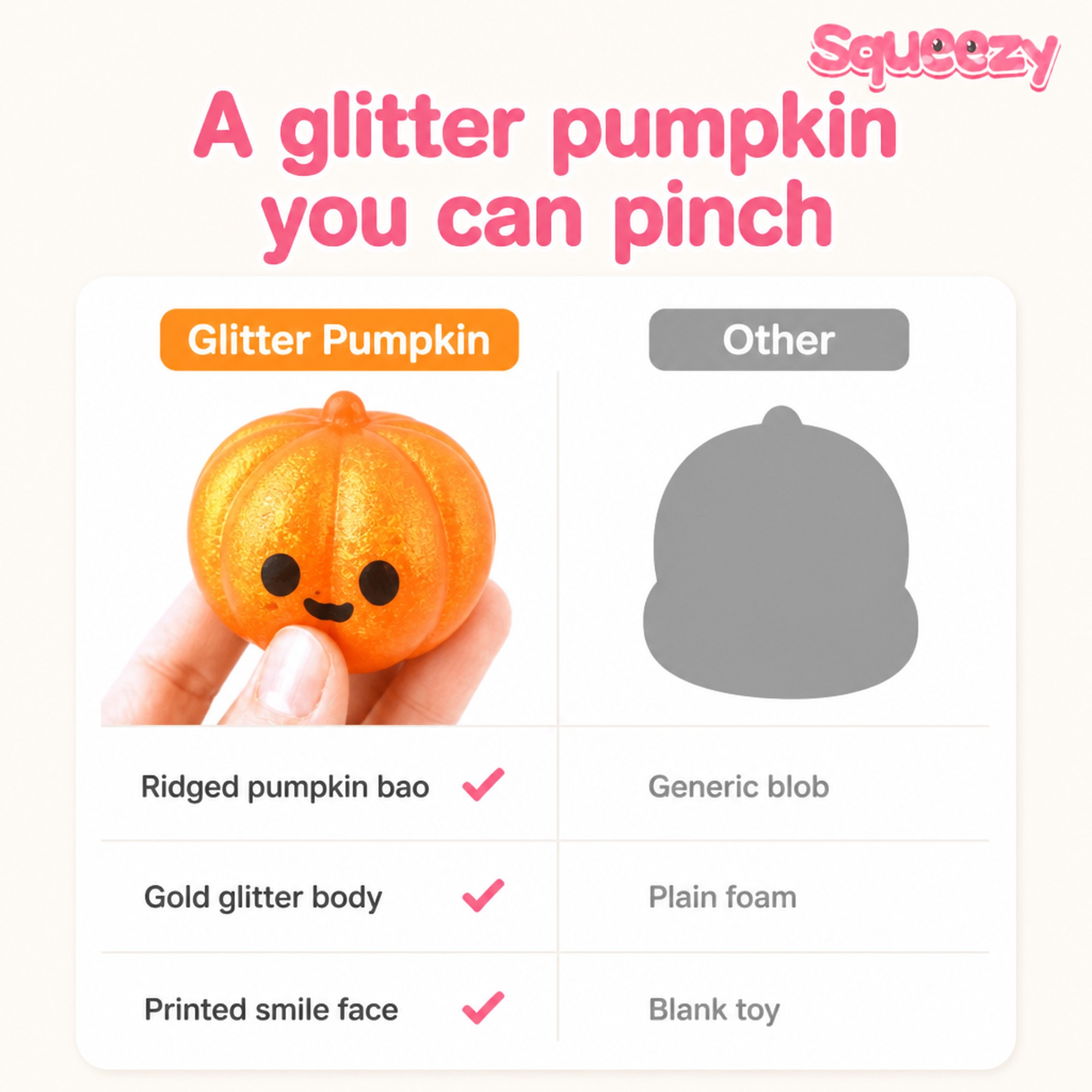 Glitter Pumpkin compared with other options