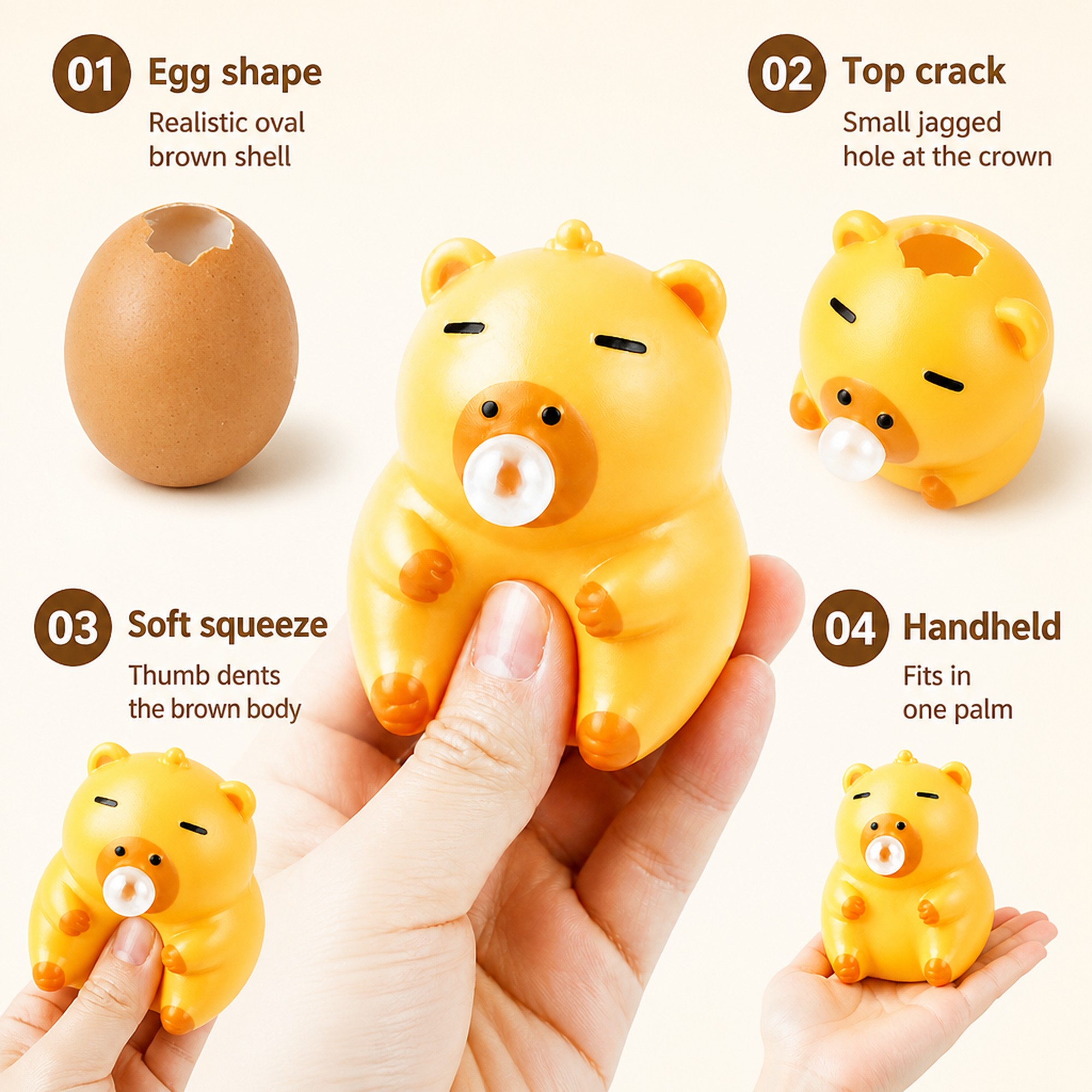 Cracked Egg features