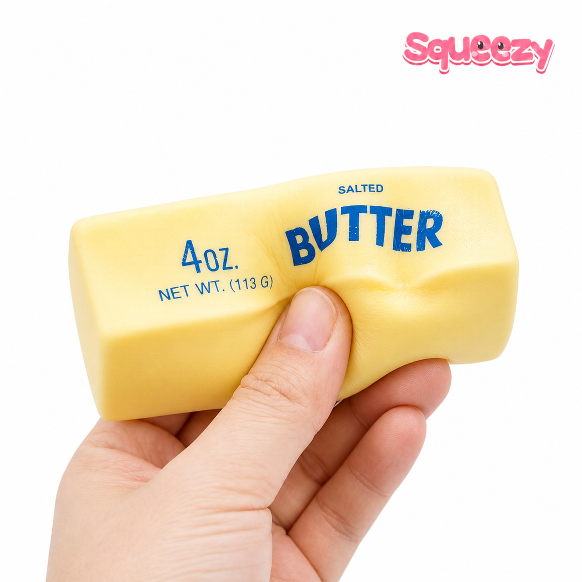 Fluffy Butter Bar being squeezed