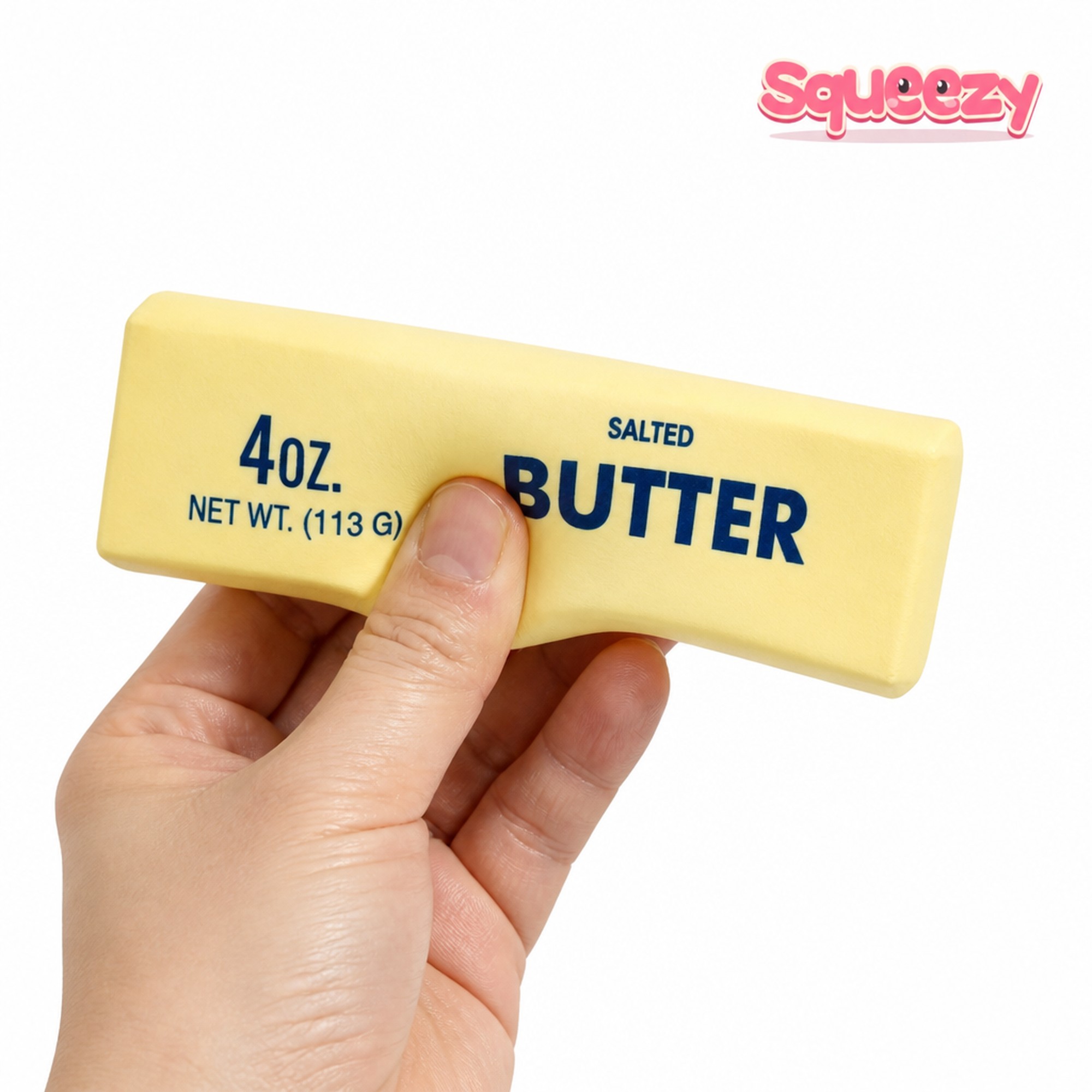 Butter Stick being squeezed