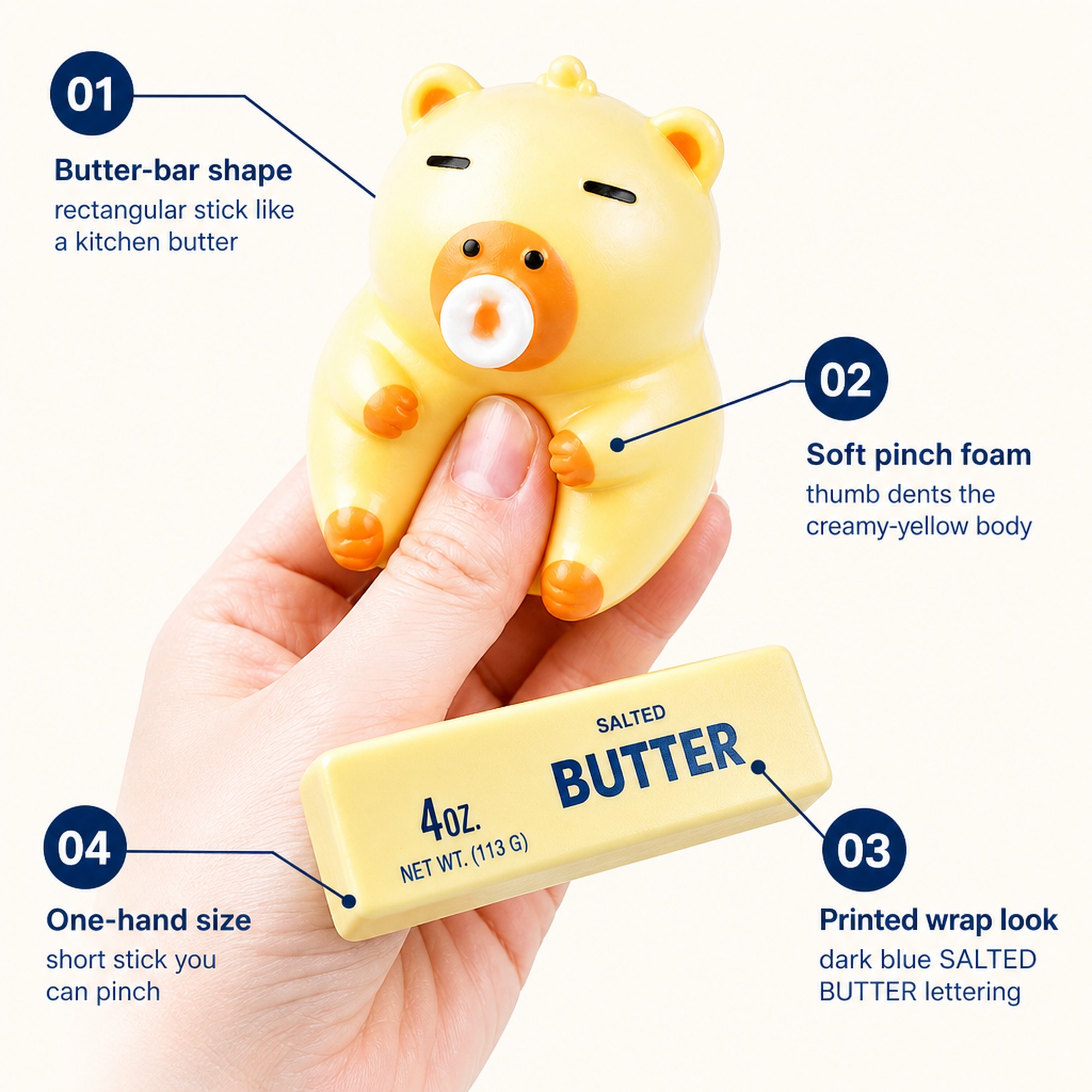 Butter Stick features