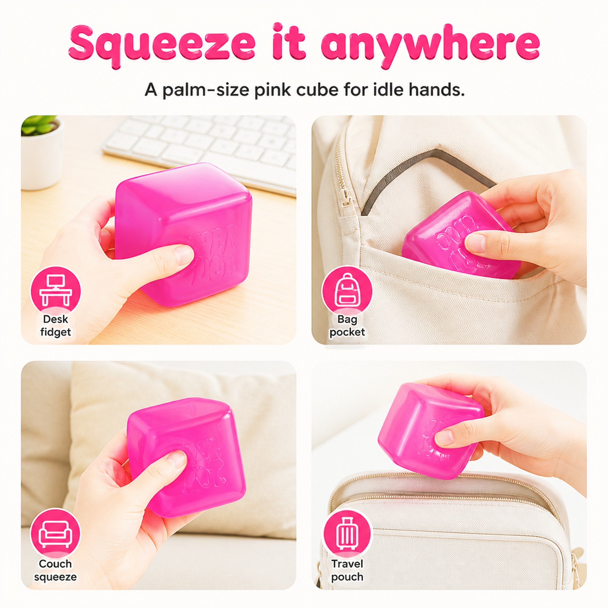 Pink Gel Cube use occasions