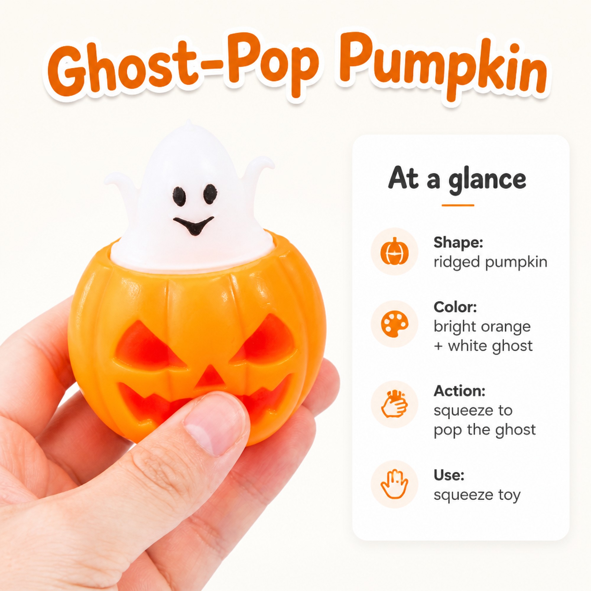 Ghost-Pop Pumpkin at a glance