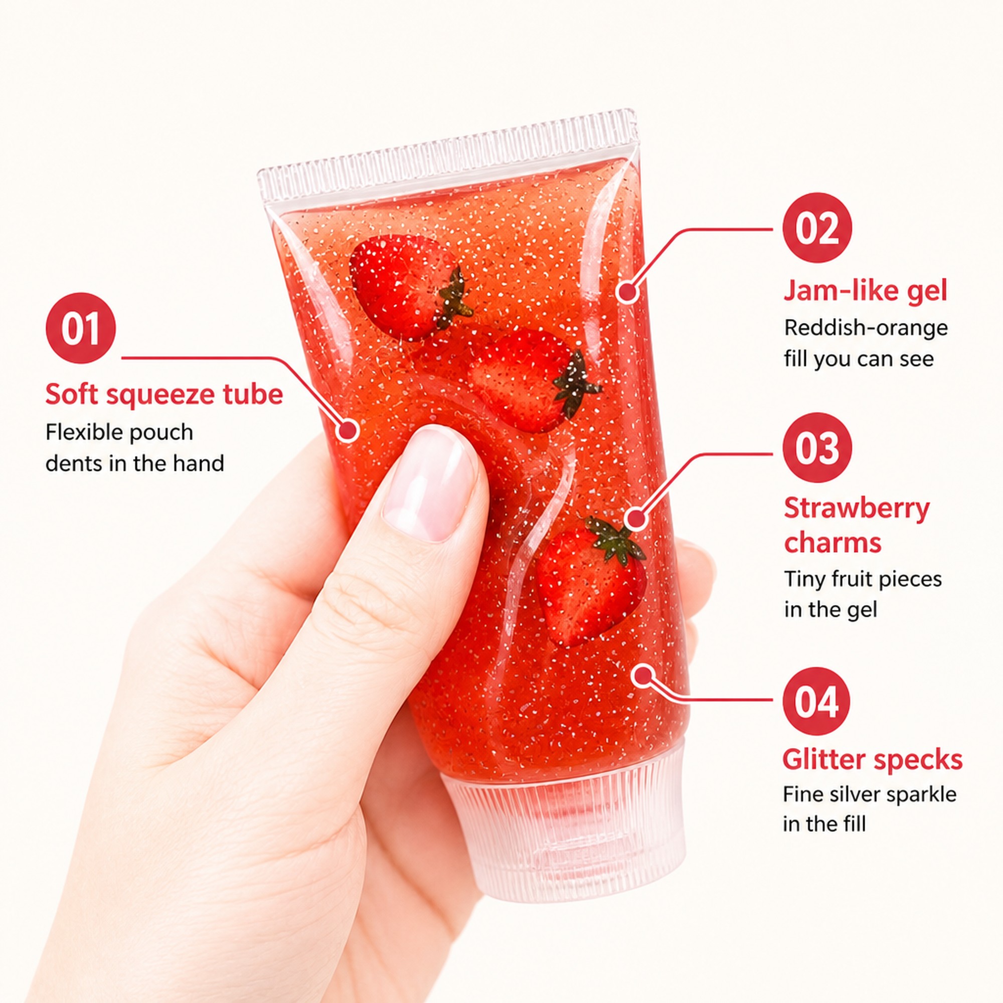 Jam Squeeze Tube features