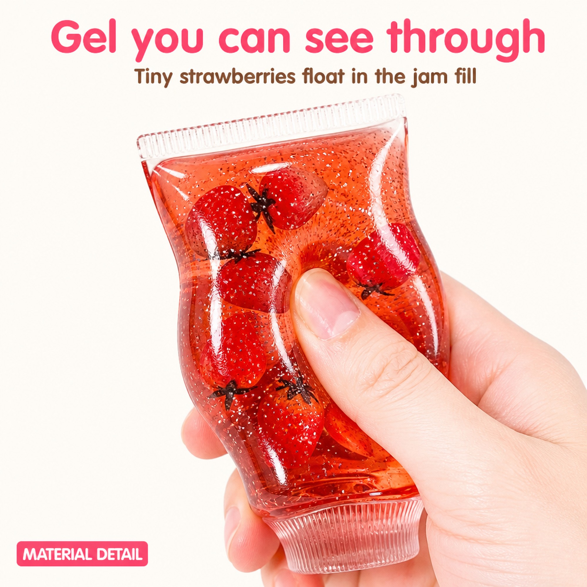 Jam Squeeze Tube see-through gel