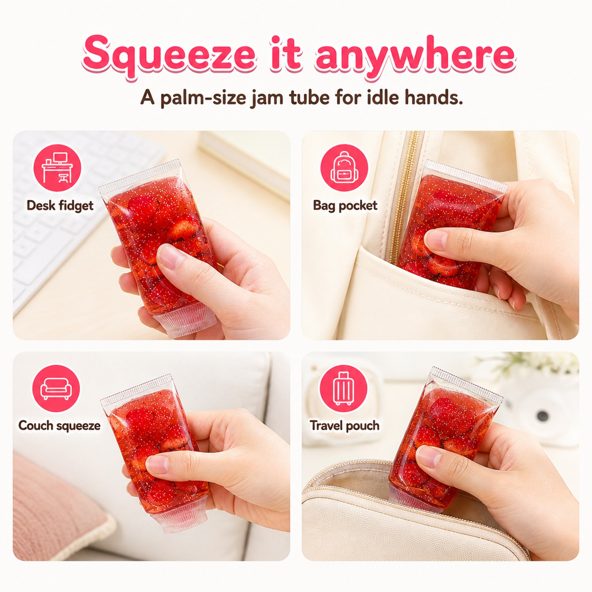 Jam Squeeze Tube use occasions