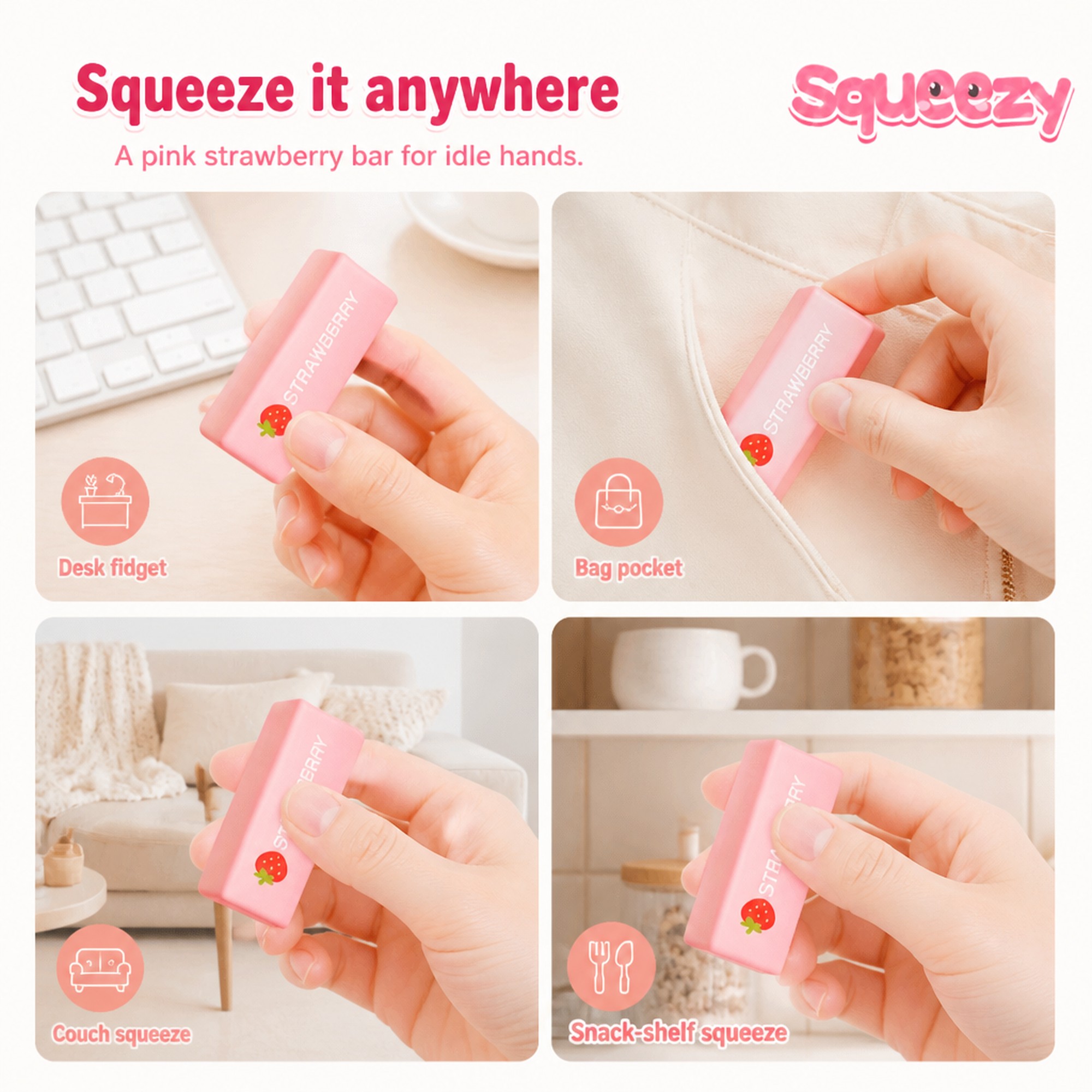 Pink Strawberry Bar use occasions