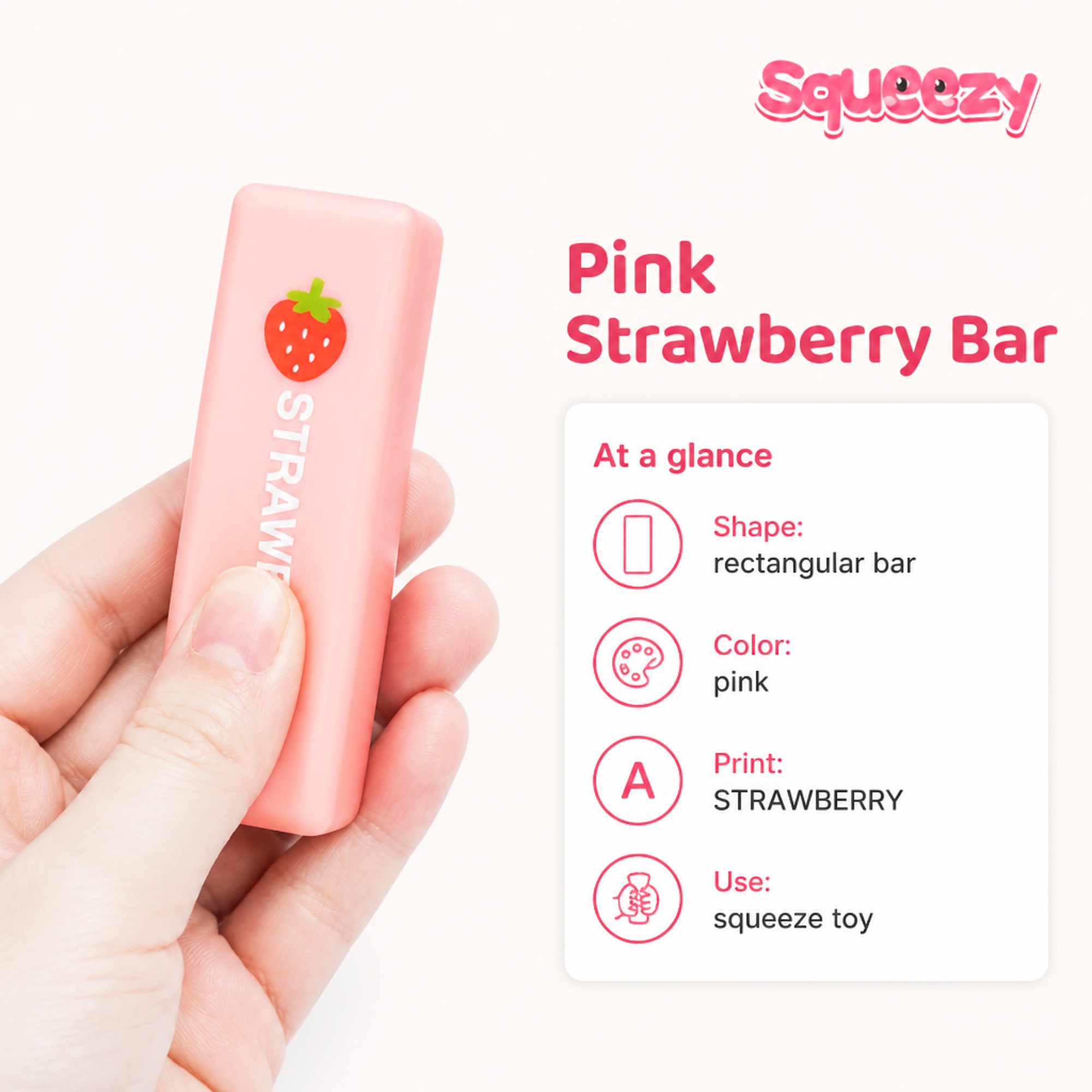 Pink Strawberry Bar at a glance