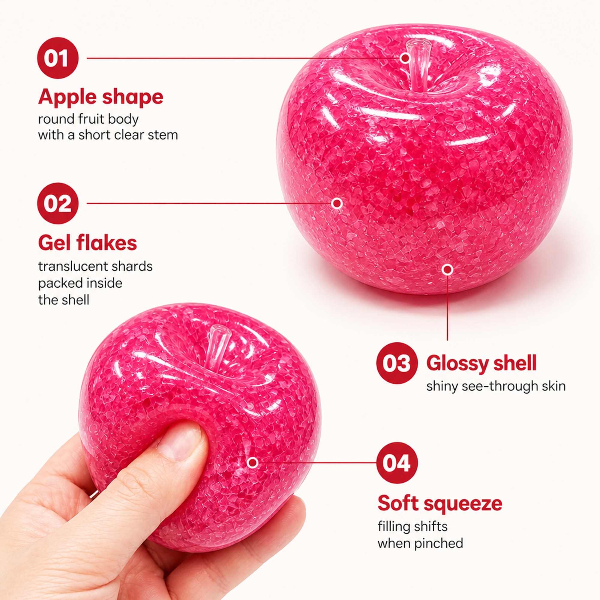 Jelly Apple features