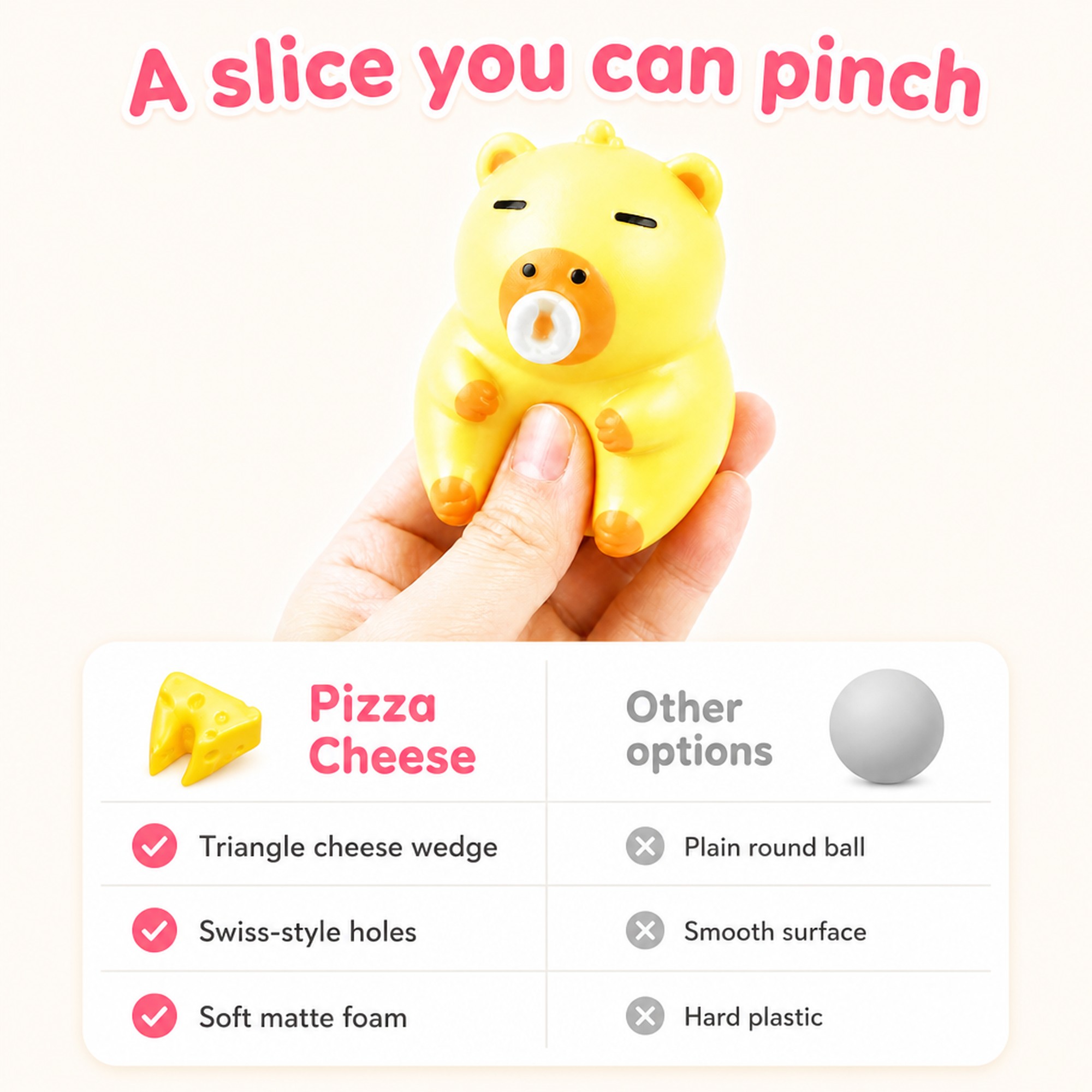 Pizza Cheese compared with other options