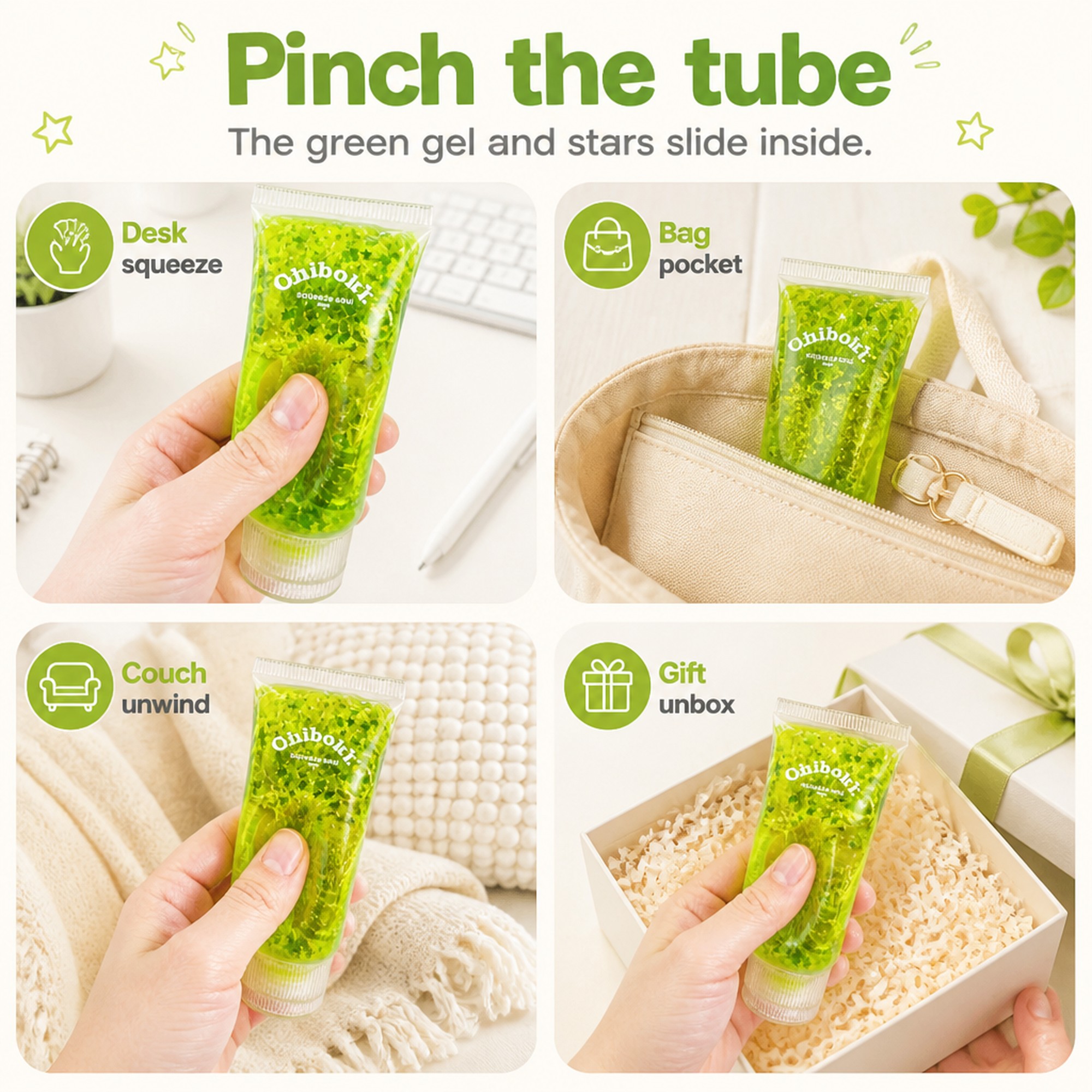 Gel Squeeze Tube use occasions
