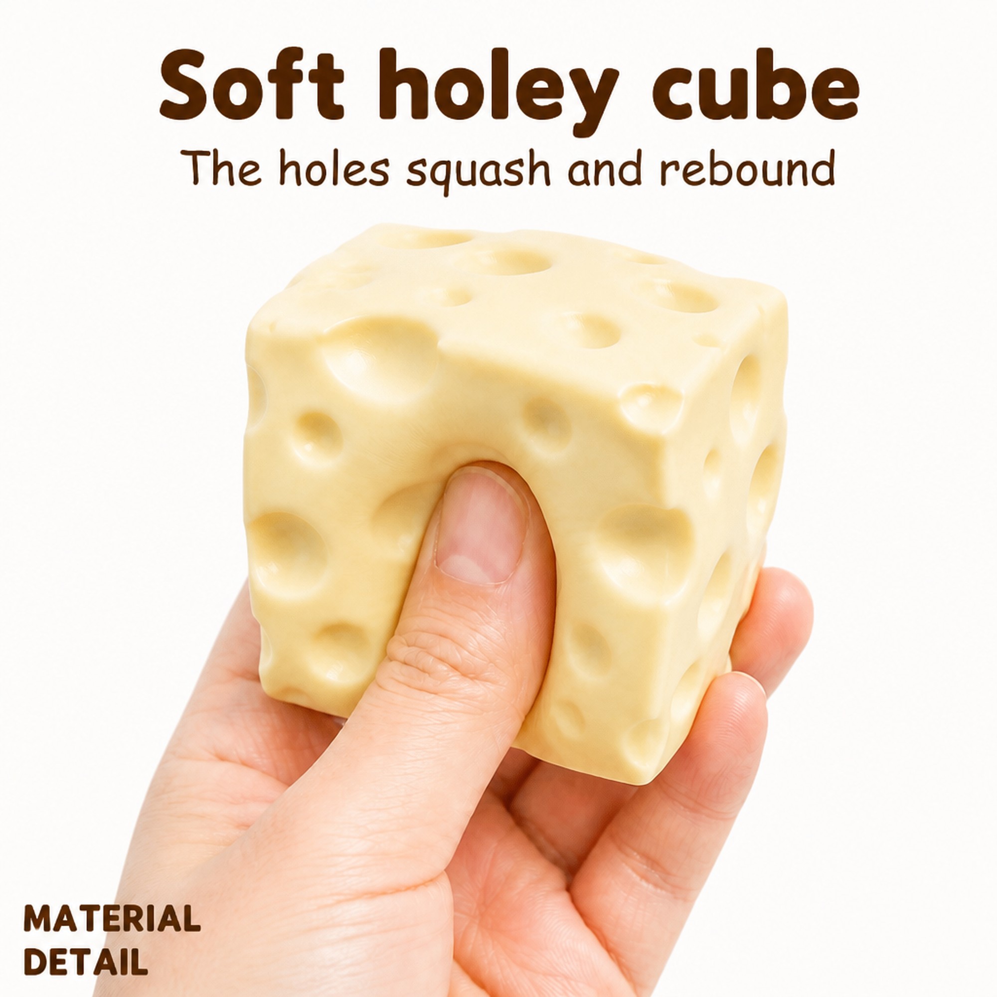 Swiss Cheese Cube foam texture