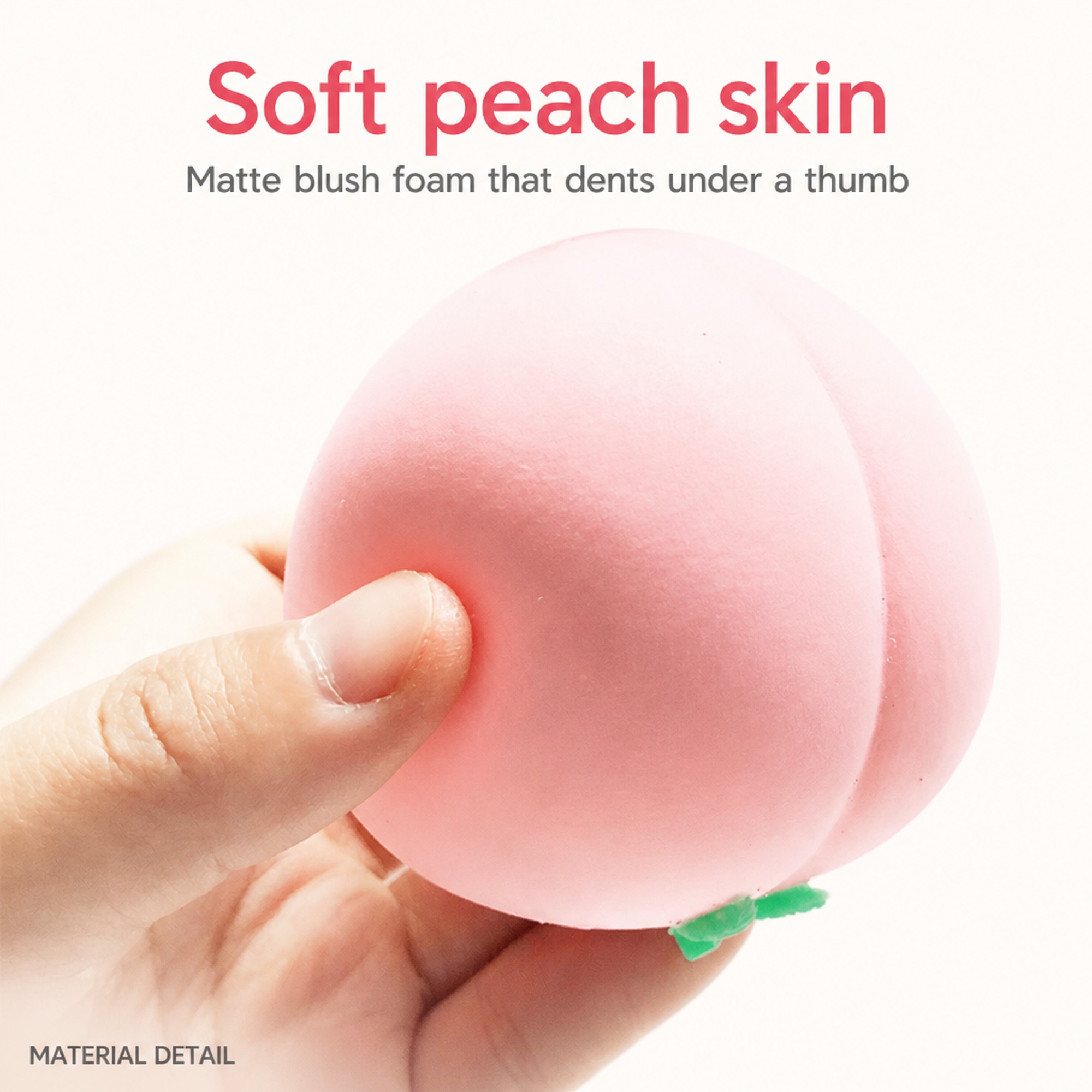 Blush Peach foam squeeze