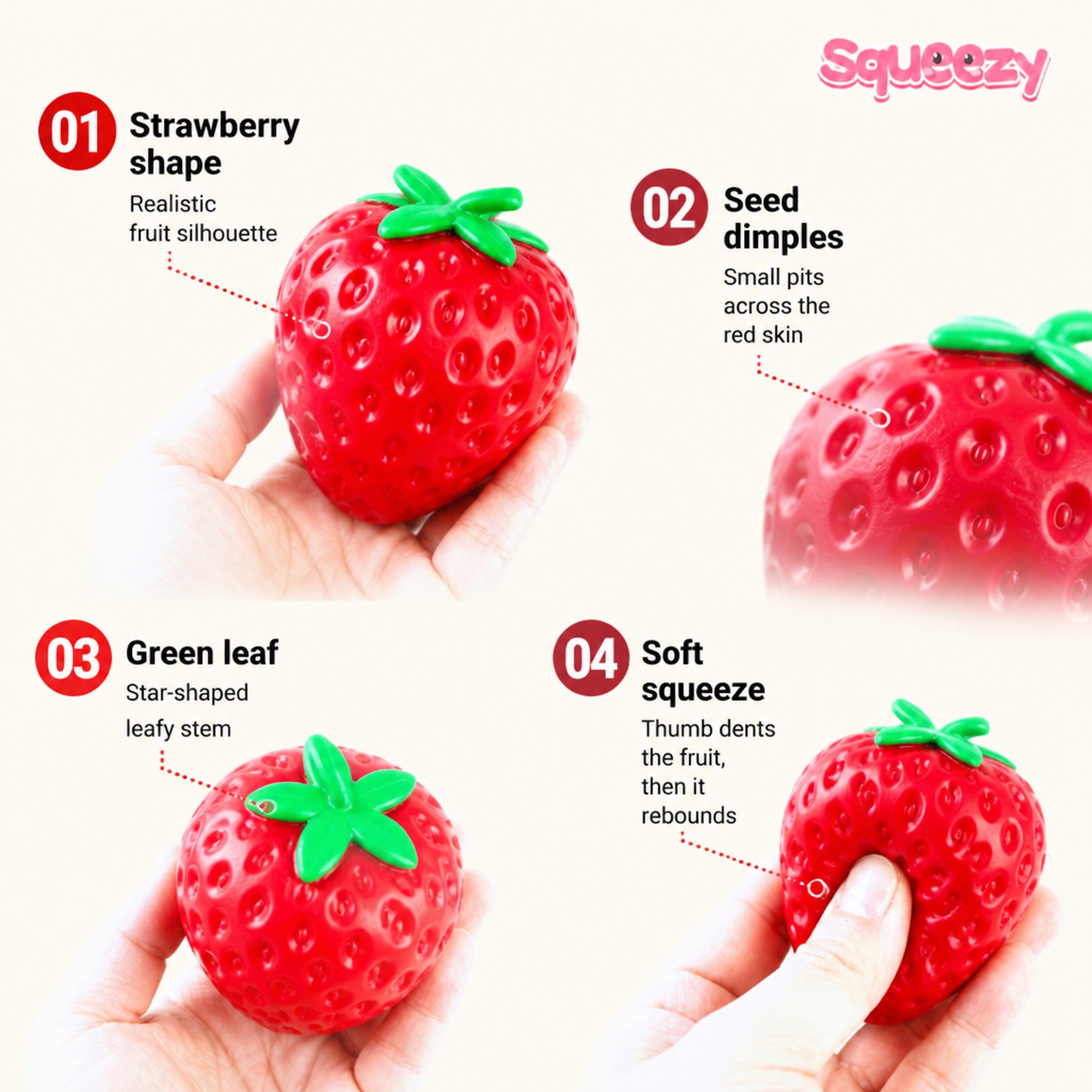 Dimple Strawberry features