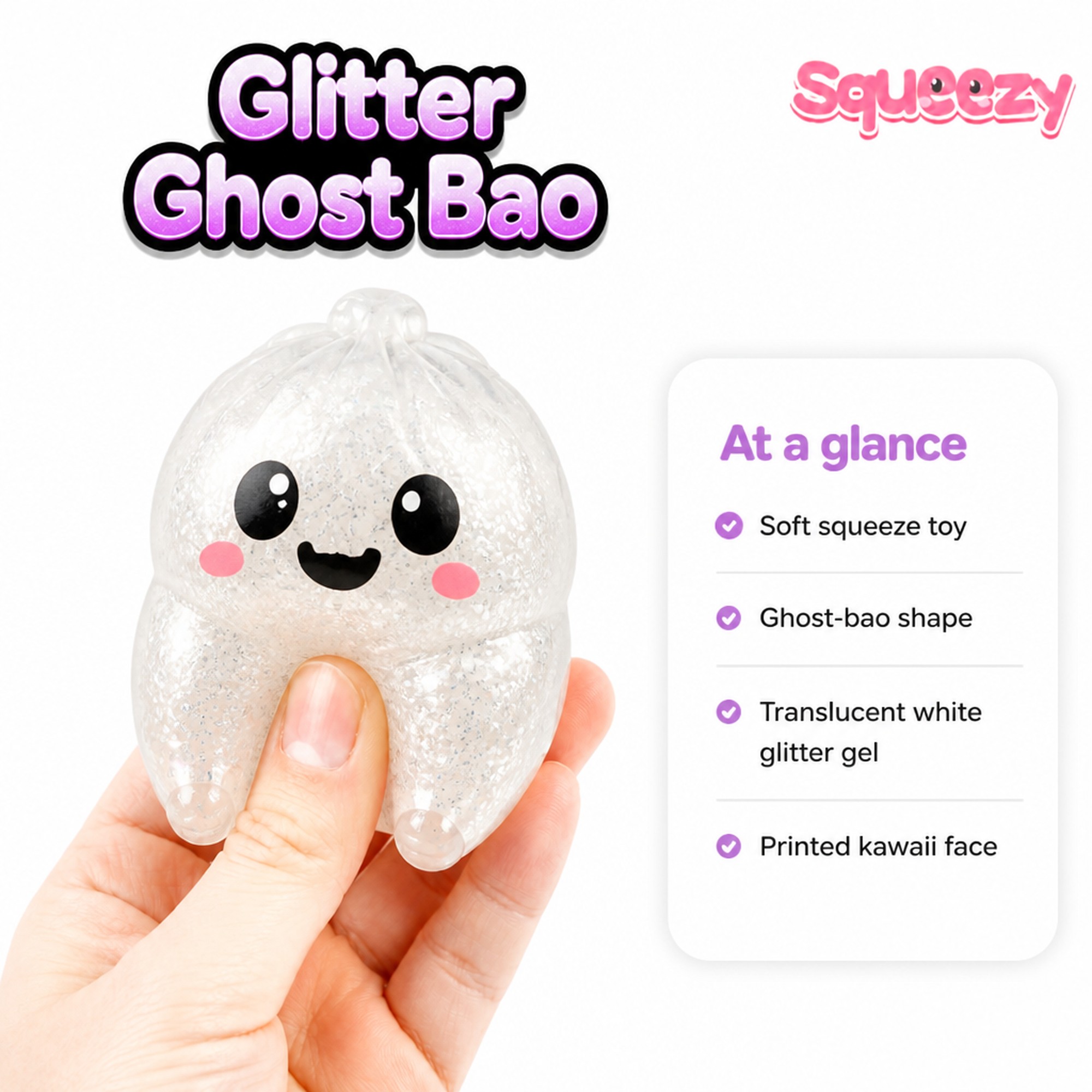 Glitter Ghost Bao at a glance