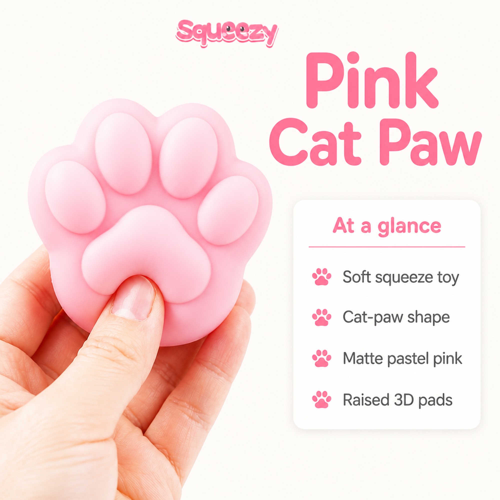 Pink Cat Paw at a glance