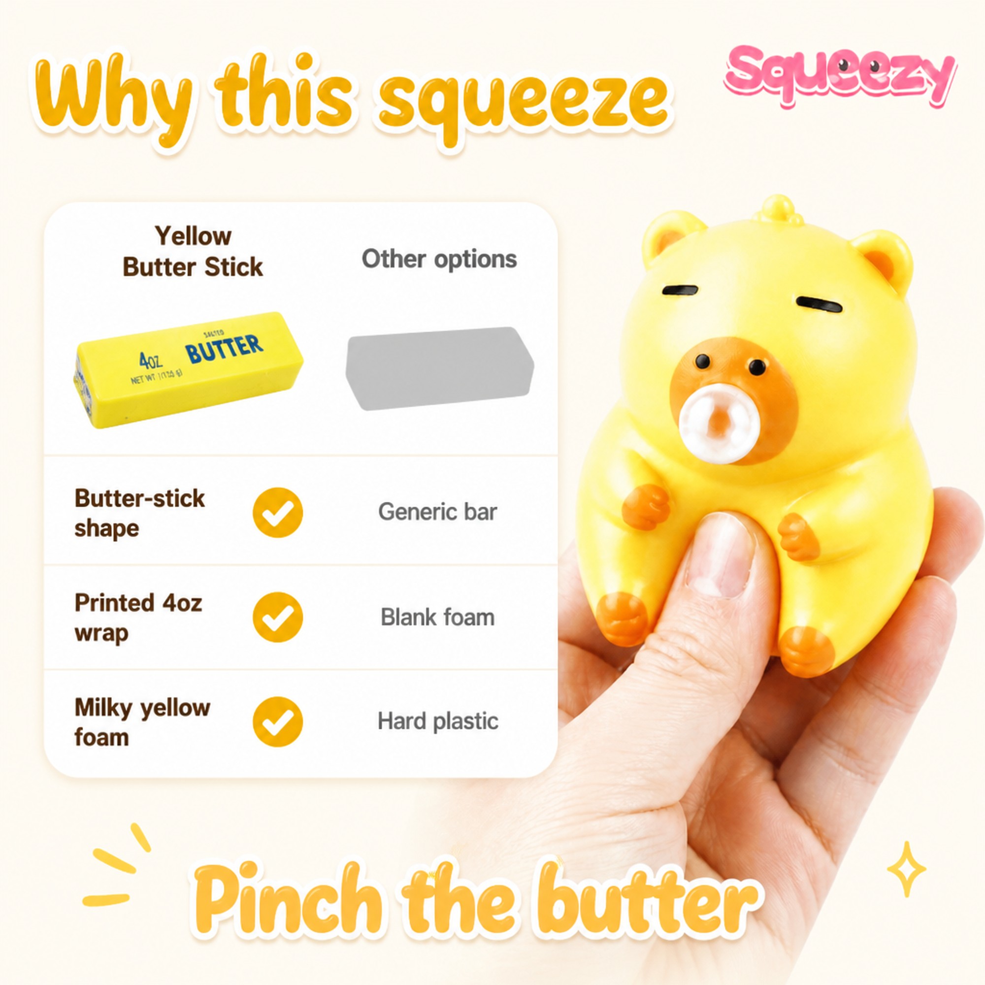 Yellow Butter Stick compared with other options