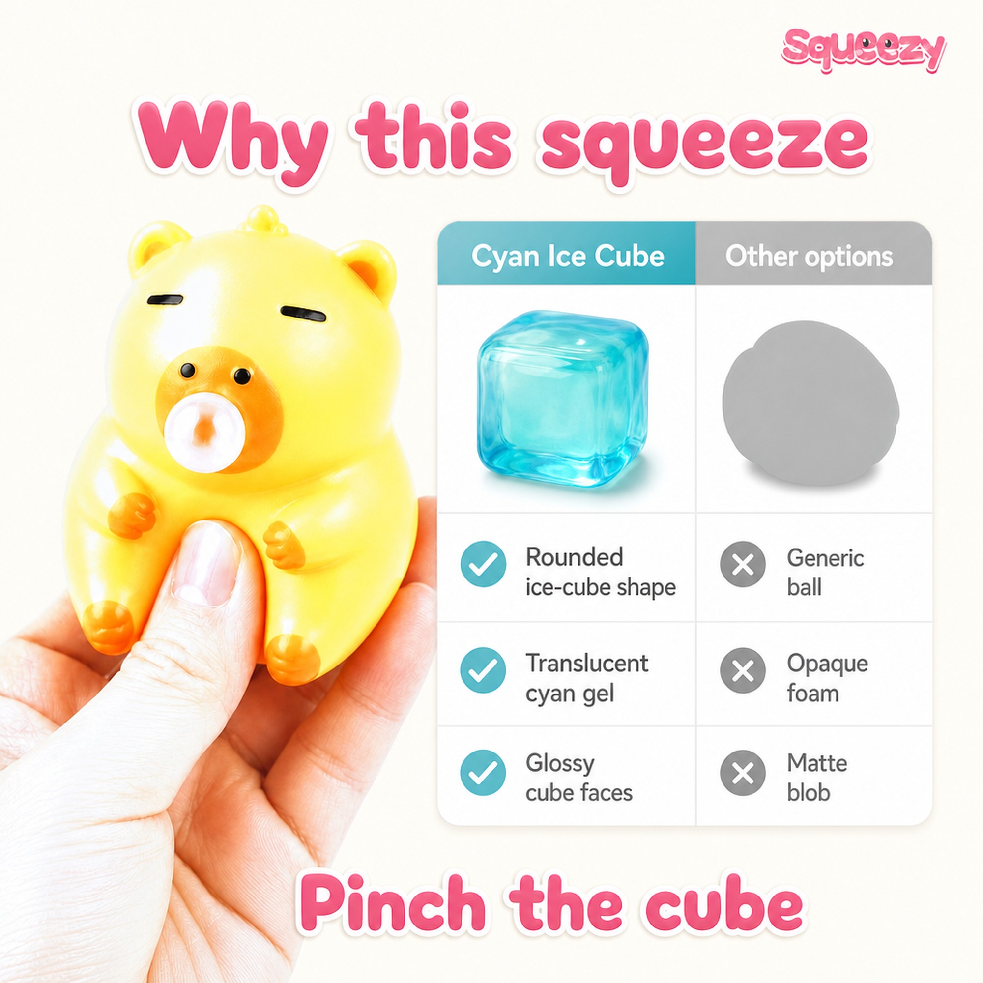 Cyan Ice Cube compared with other options