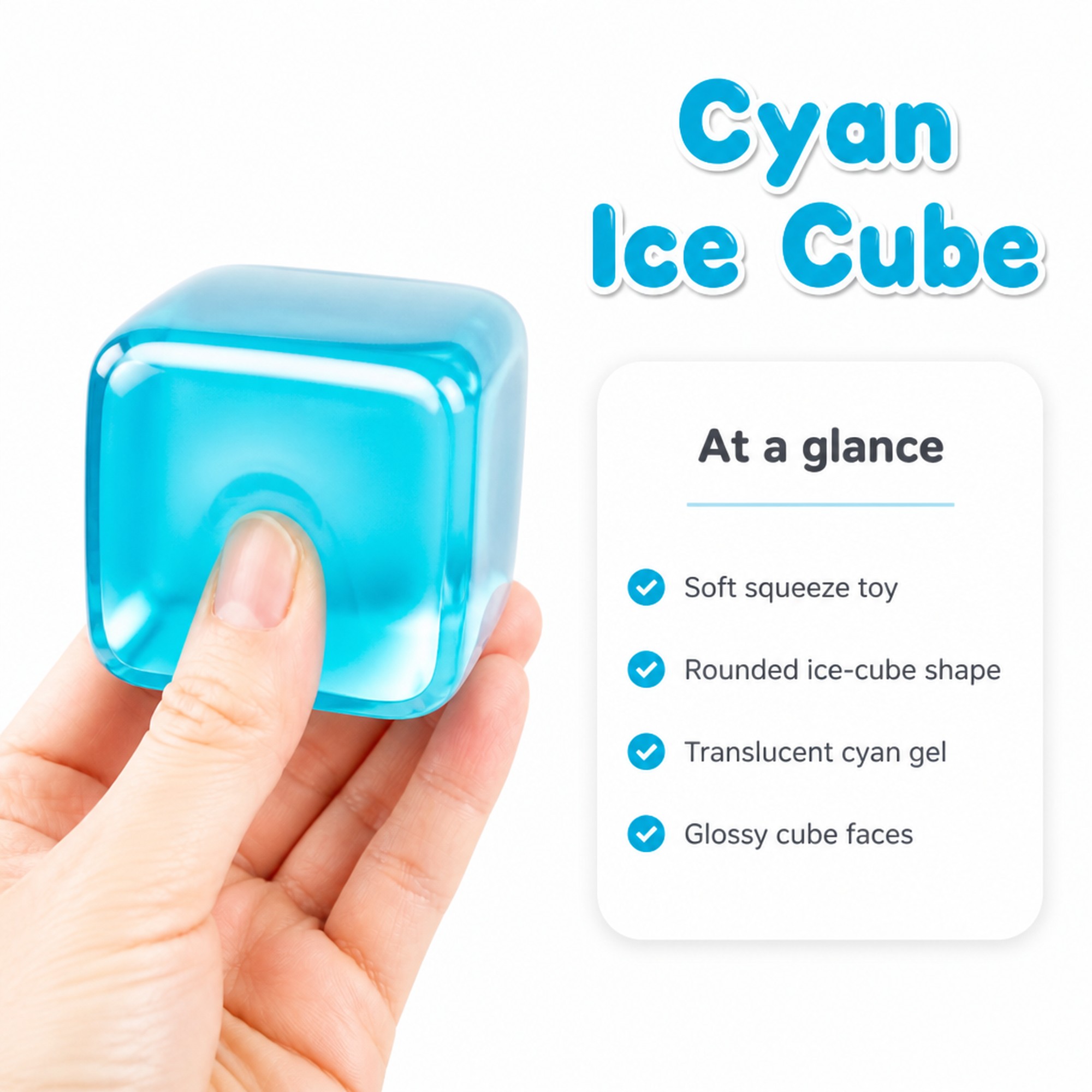 Cyan Ice Cube at a glance