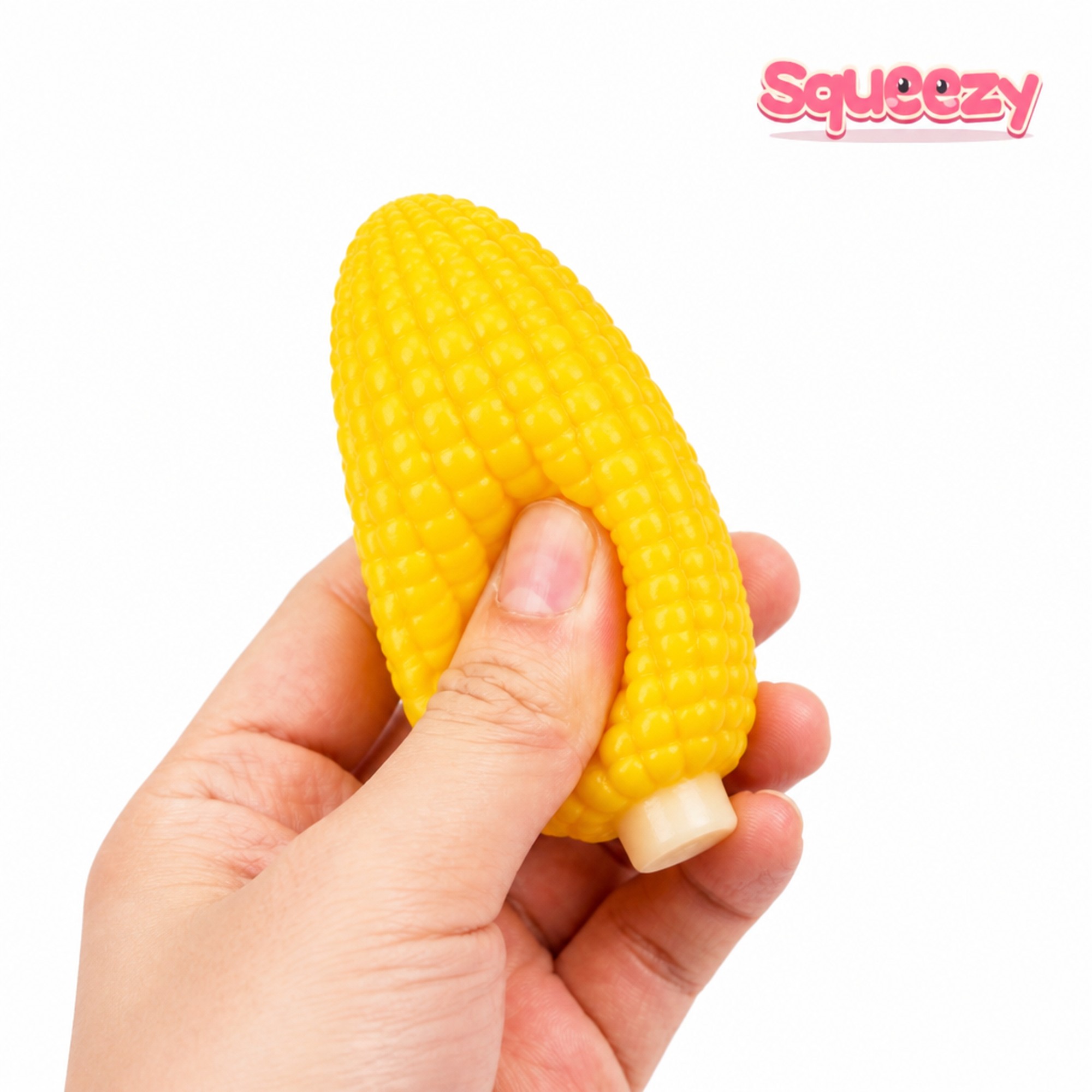 Corn Cob being squeezed