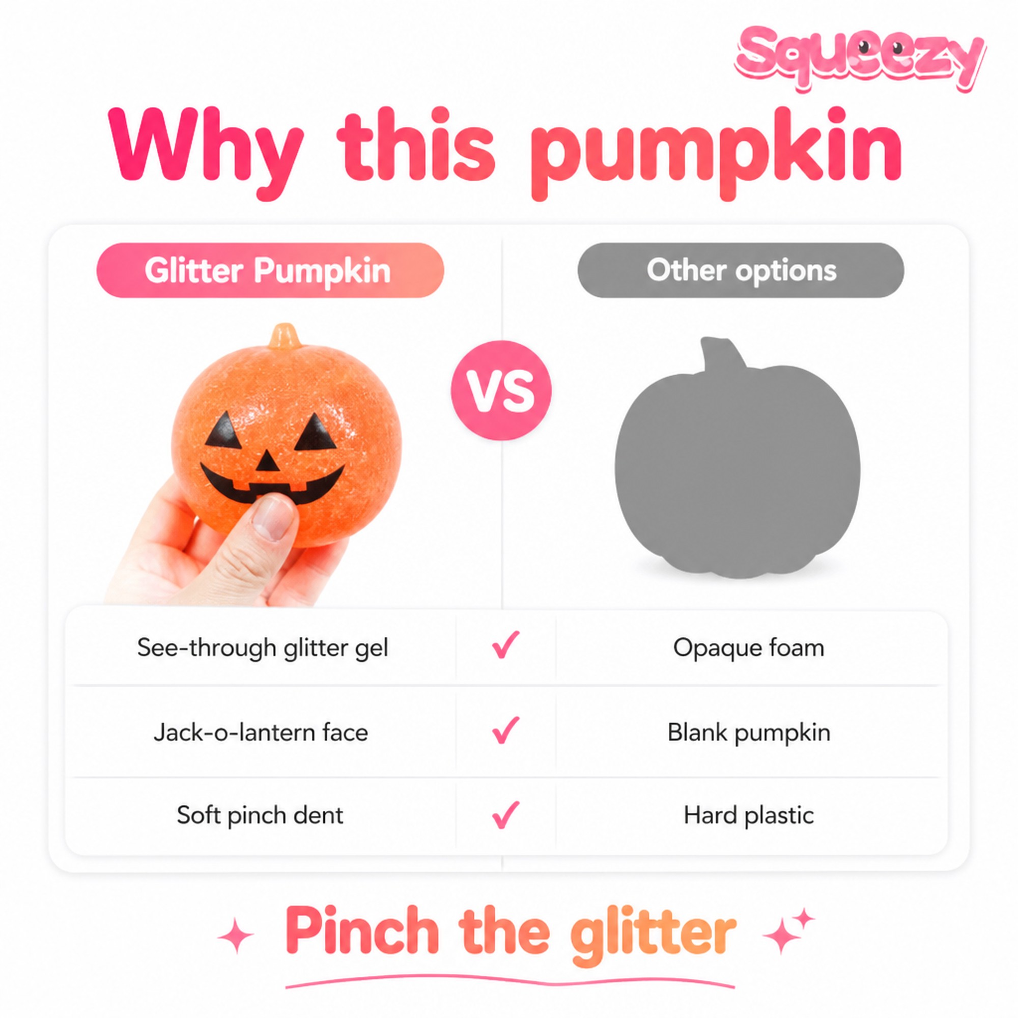 Glitter Pumpkin compared with other options