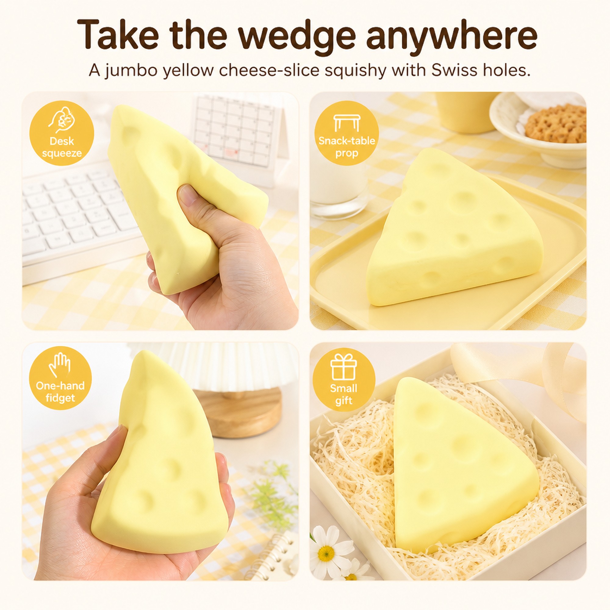 Swiss Cheese Wedge use occasions