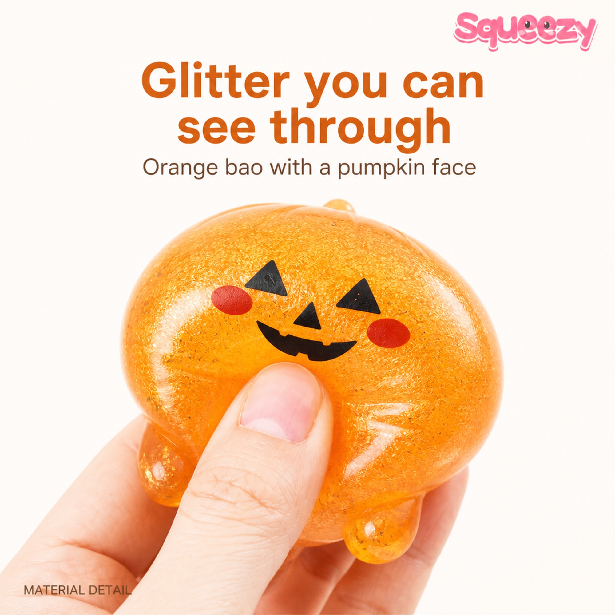 Pumpkin Bao glitter texture